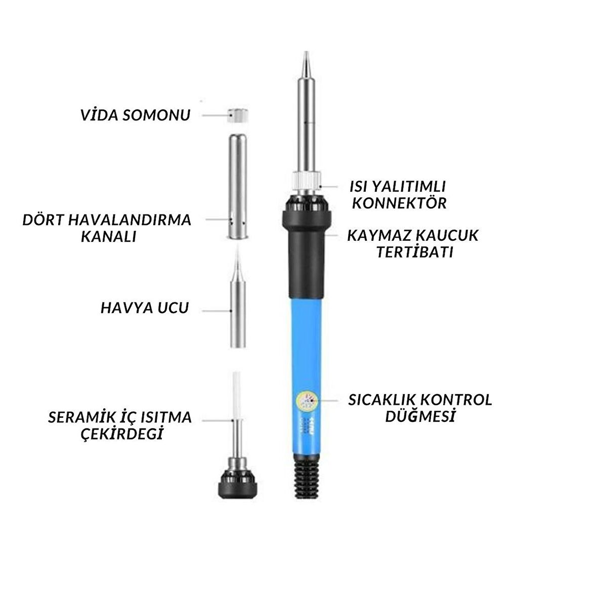 Sonex 60W Ayaralanabilir Havya Kalemi