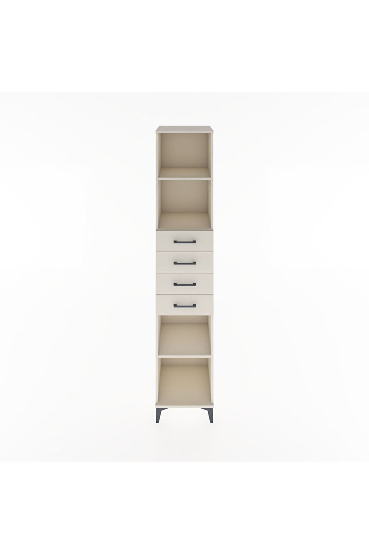 Hyperion Dolap 3 Raflı 4 Çekmeceli 44x44x221 Aytaşı-Aytaşı