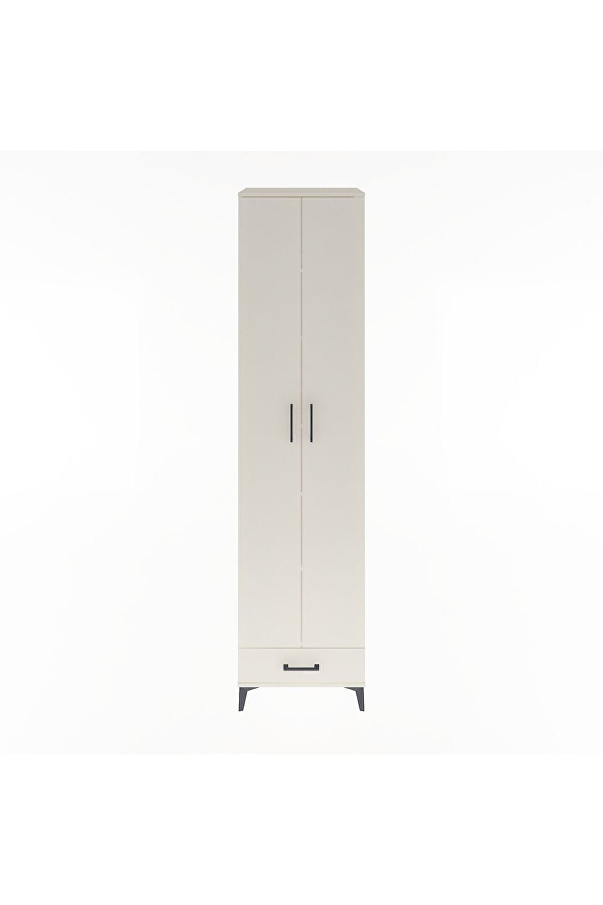 Hyperion Dolap 6 Raflı Tek Çekmeceli 2 Kapaklı 60x44x243 Aytaşı-Aytaşı