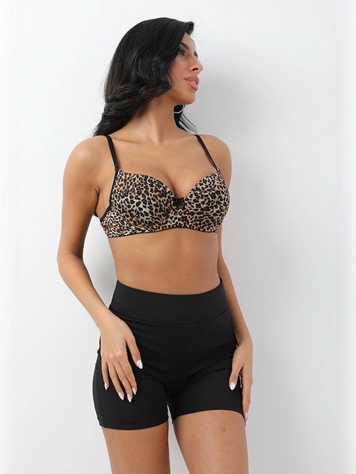 STORMED İç Giyim Leopar Desenli Desteksiz Sütyen 665