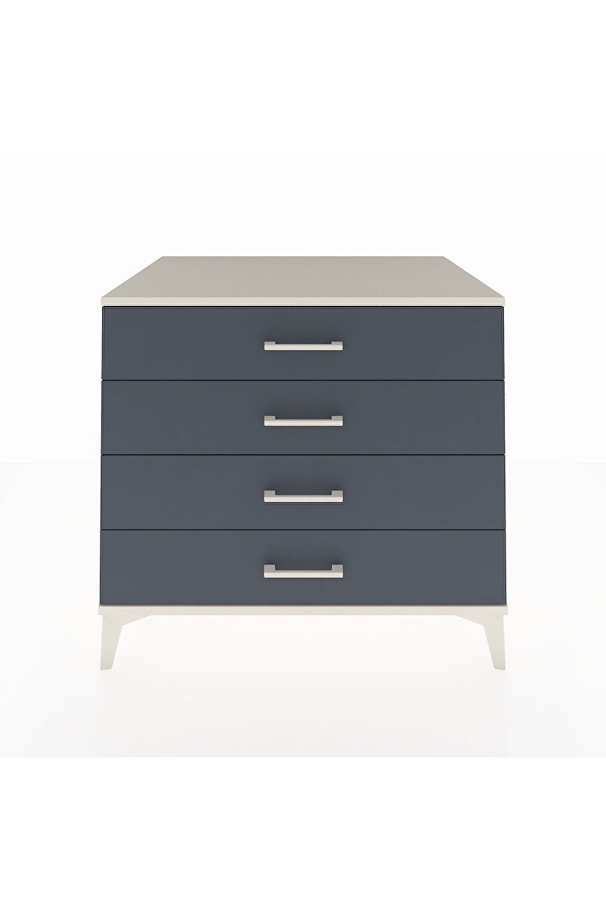 Kronos Şifonyer 4 Çekmeceli 88x59x80 Aytaşı-Antrasit