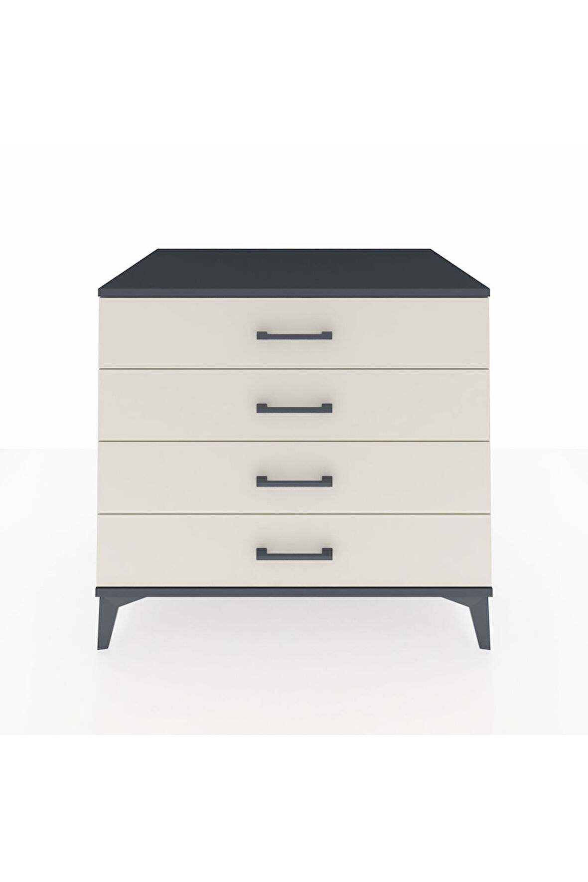 Kronos Şifonyer 4 Çekmeceli 88x59x80 Antrasit-Aytaşı