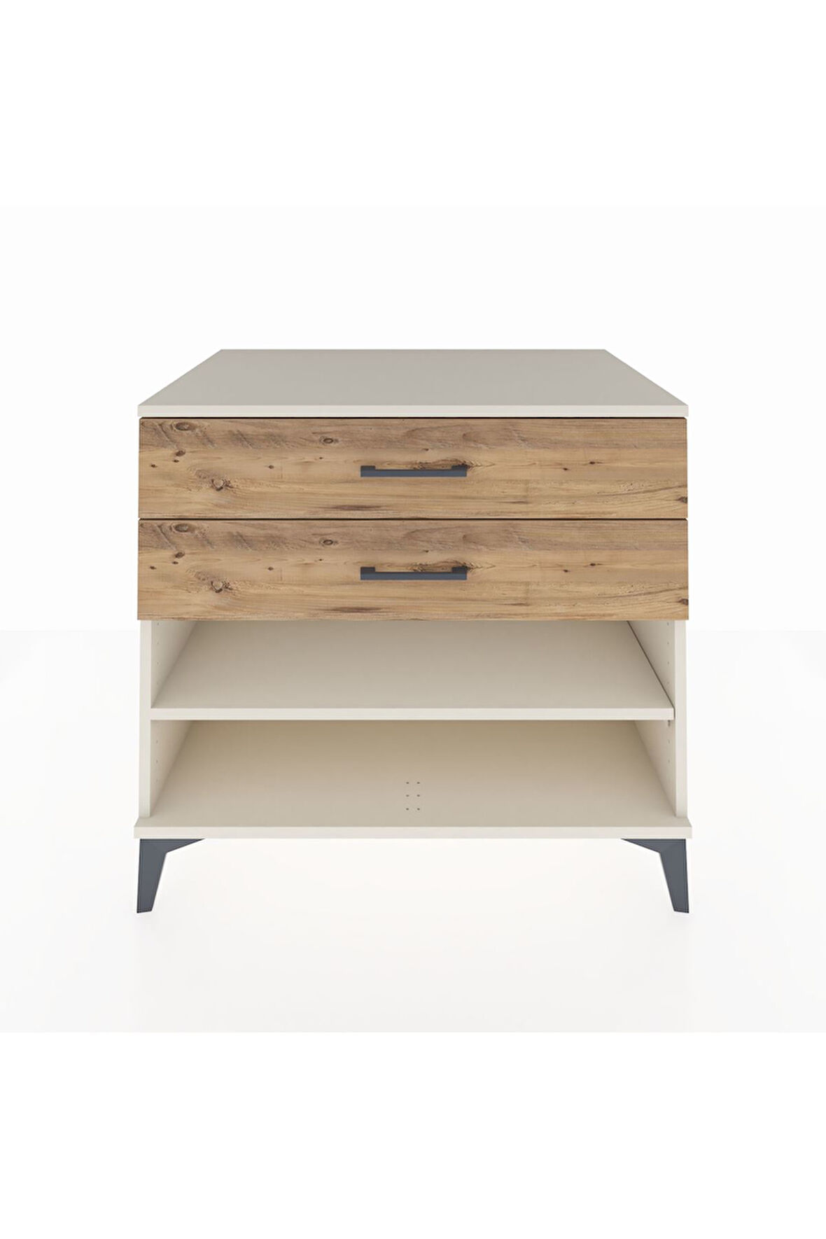 Kronos Şifonyer Tek Raflı 2 Çekmeceli 88x59x80 Aytaşı-Çam