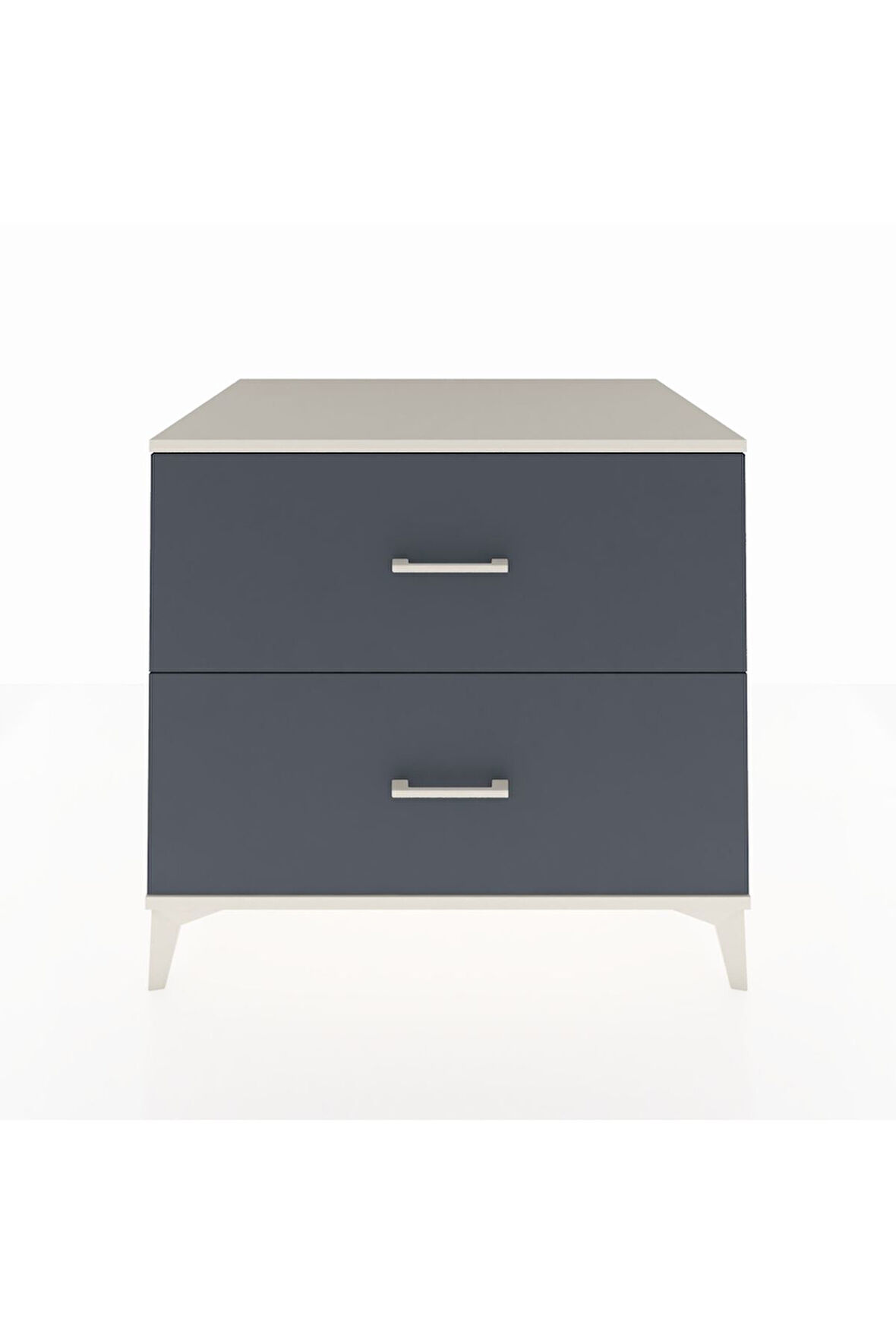 Kronos Şifonyer 2 Çekmeceli 88x59x80 Aytaşı-Antrasit