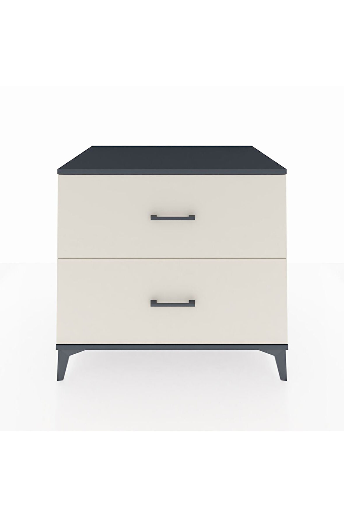 Kronos Şifonyer 2 Çekmeceli 88x59x80 Antrasit-Aytaşı