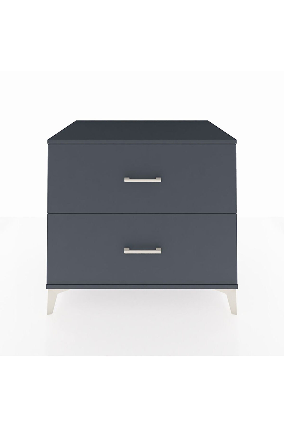 Kronos Şifonyer 2 Çekmeceli 88x59x80 Antrasit-Antrasit