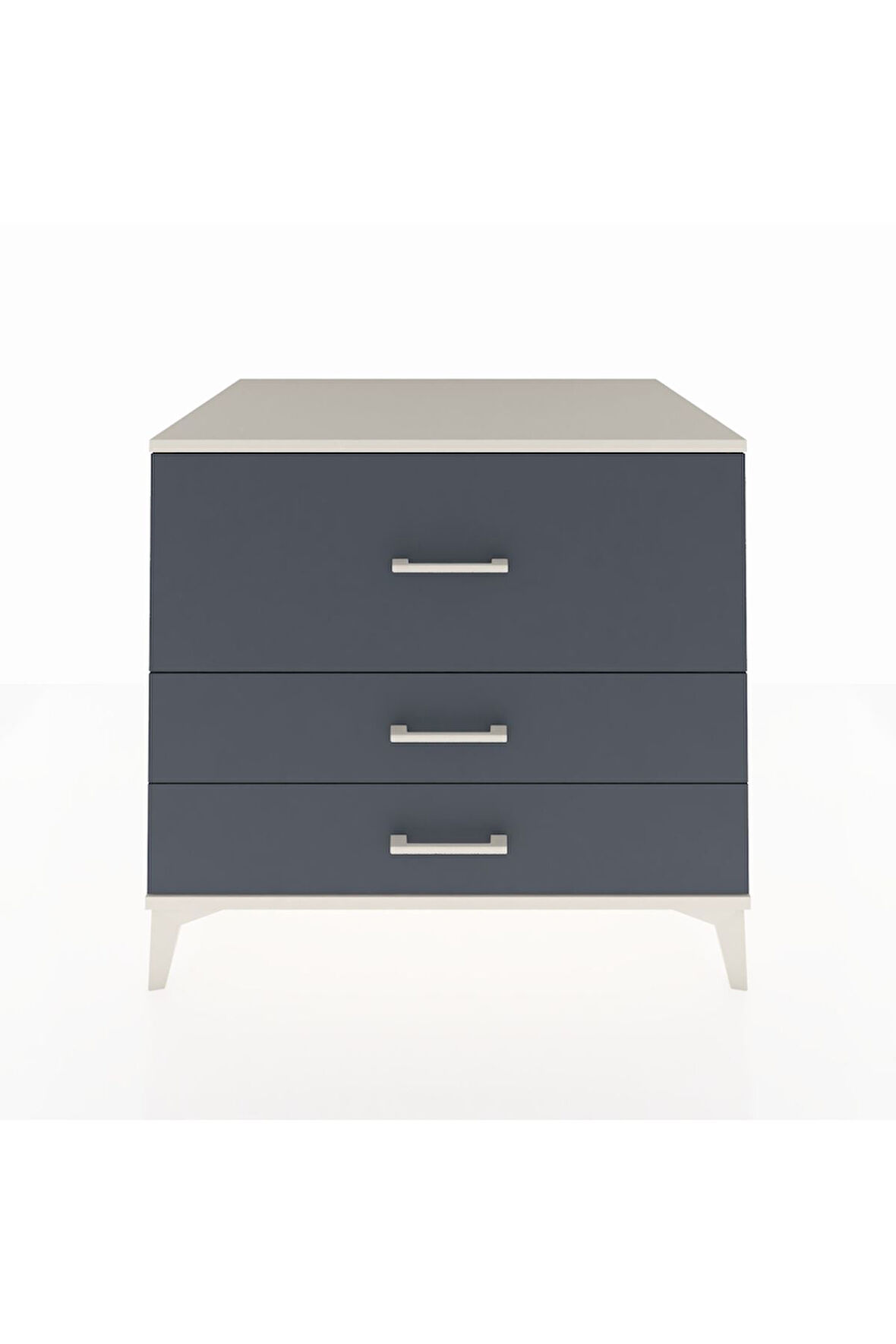 Kronos Şifonyer 3 Çekmeceli 88x59x80 Aytaşı-Antrasit