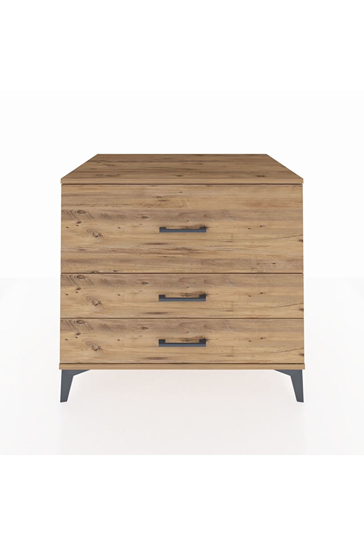 Kronos Şifonyer 3 Çekmeceli 88x59x80 Çam-Çam