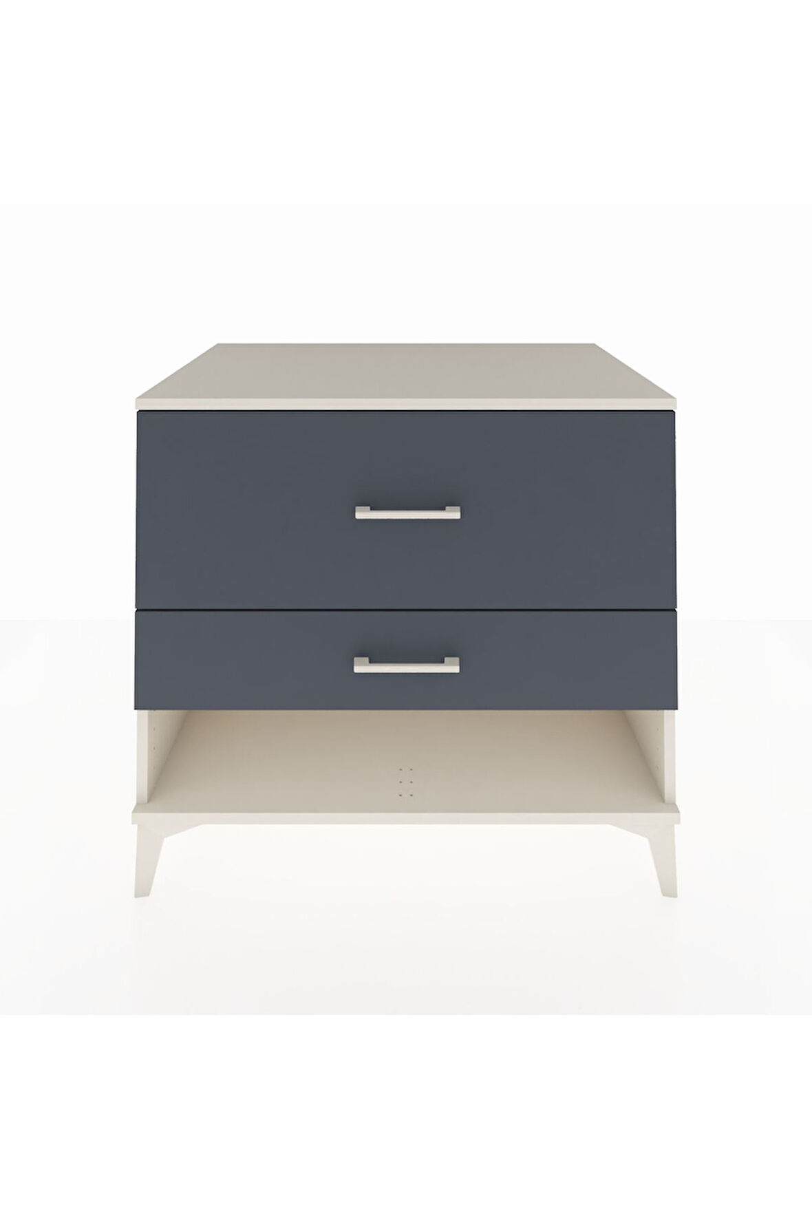 Kronos Şifonyer 2 Çekmeceli 88x59x80 Aytaşı-Antrasit