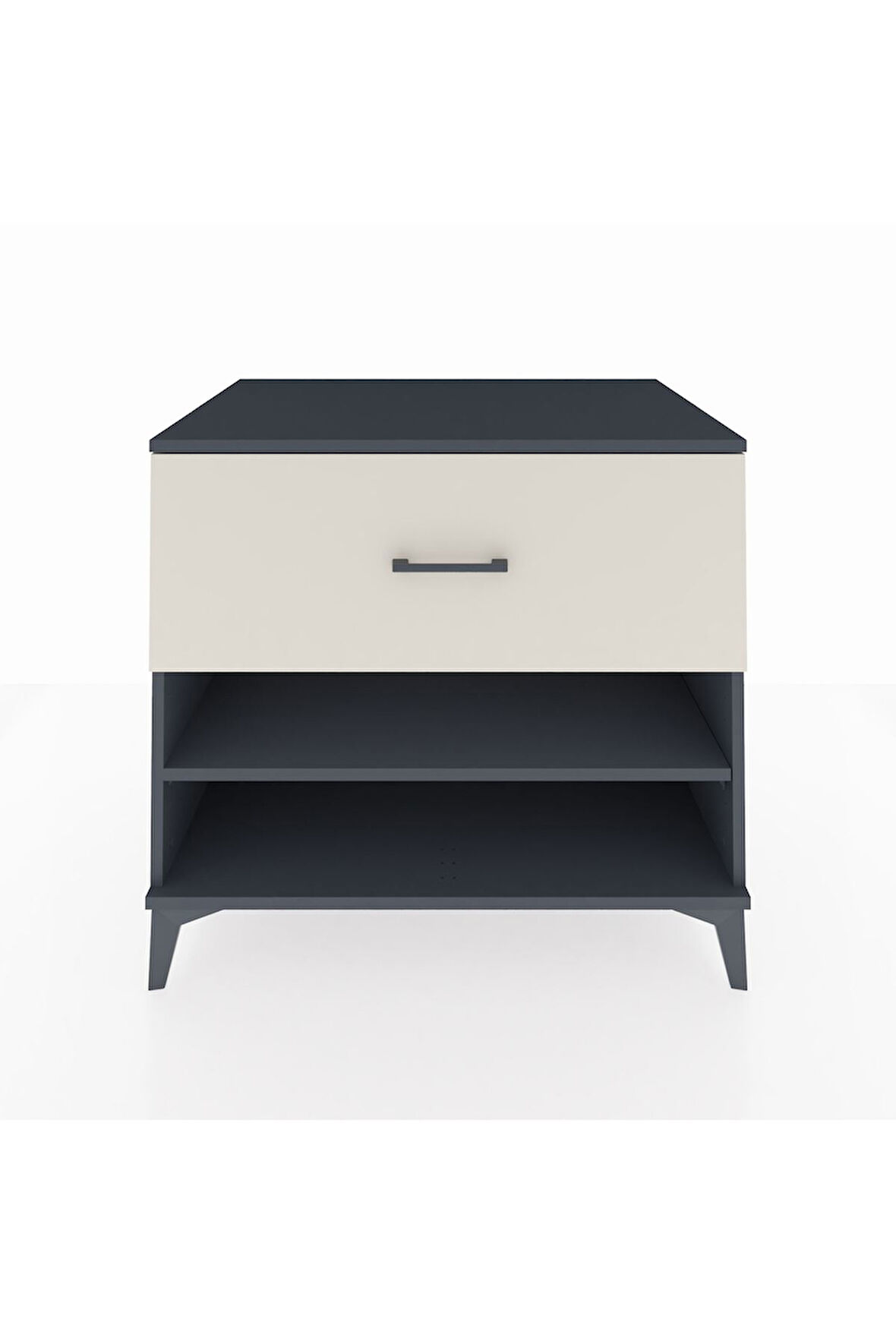 Kronos Şifonyer Tek Raflı Tek Çekmeceli 88x59x80 Antrasit-Aytaşı