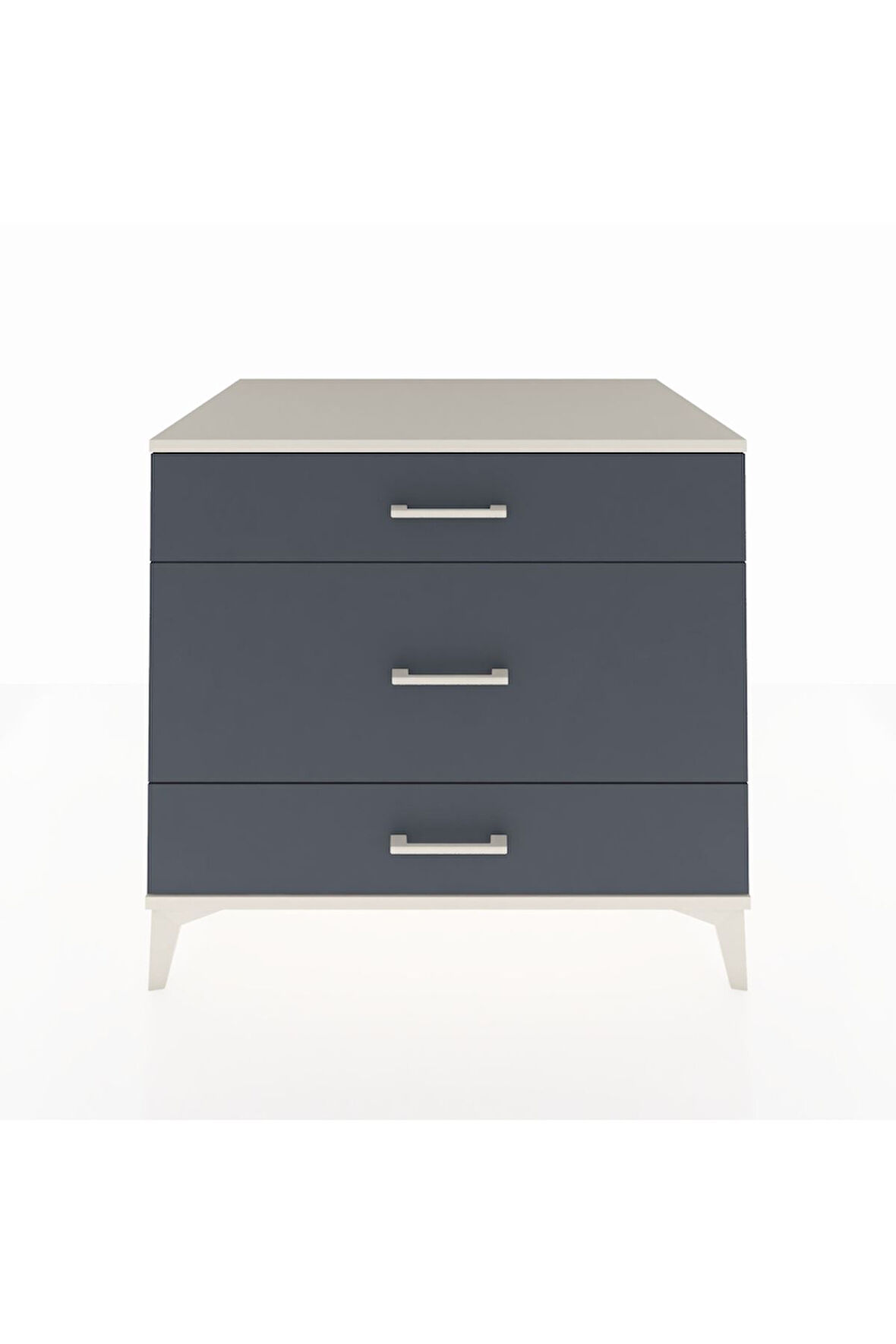 Kronos Şifonyer 3 Çekmeceli 88x59x80 Aytaşı-Antrasit