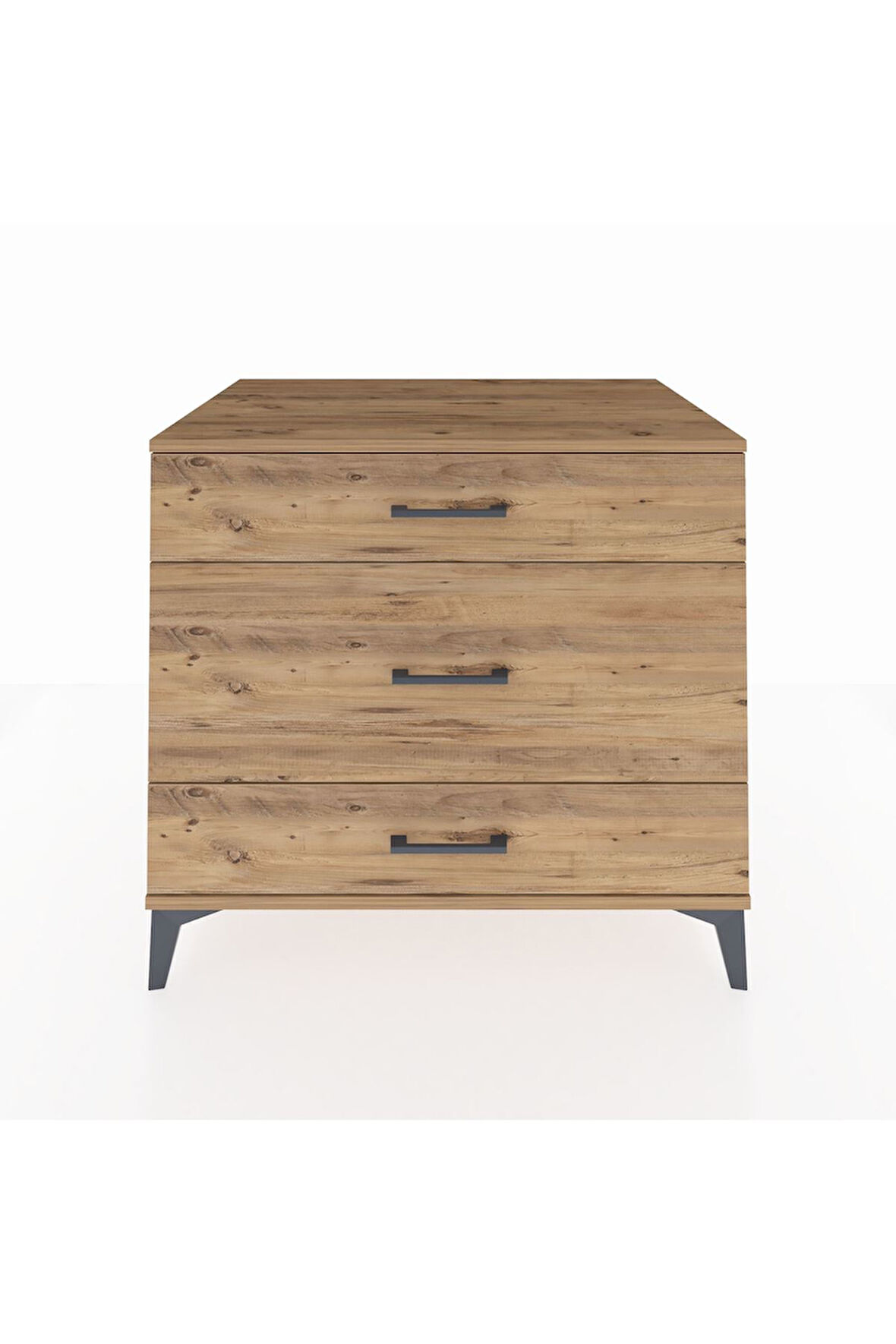 Kronos Şifonyer 3 Çekmeceli 88x59x80 Çam-Çam