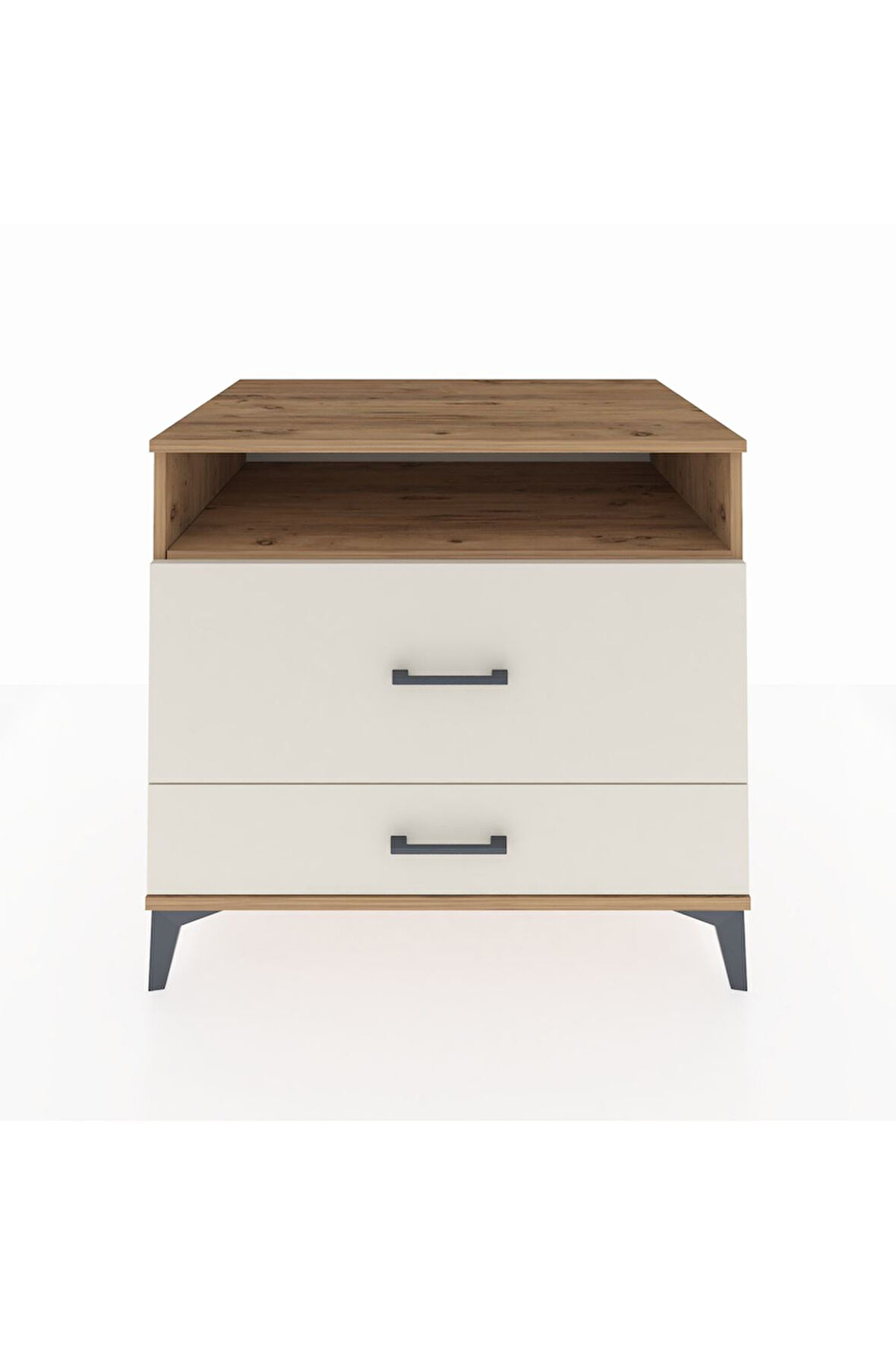 Kronos Şifonyer Tek Raflı 2 Çekmeceli 88x59x80 Çam-Aytaşı