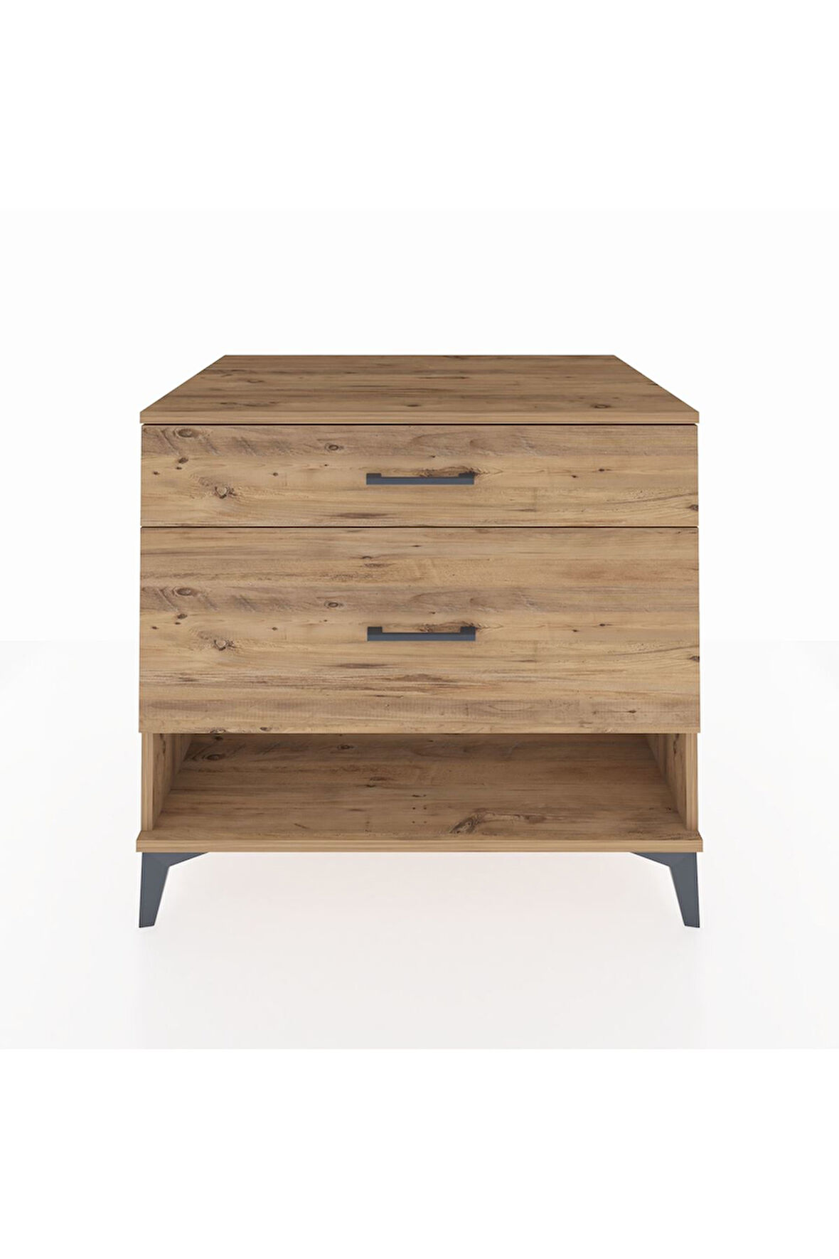 Kronos Şifonyer 2 Çekmeceli 88x59x80 Çam-Çam