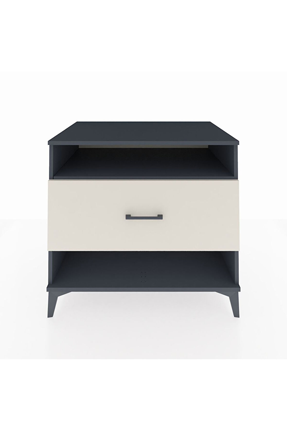 Kronos Şifonyer Tek Raflı Tek Çekmeceli 88x59x80 Antrasit-Aytaşı