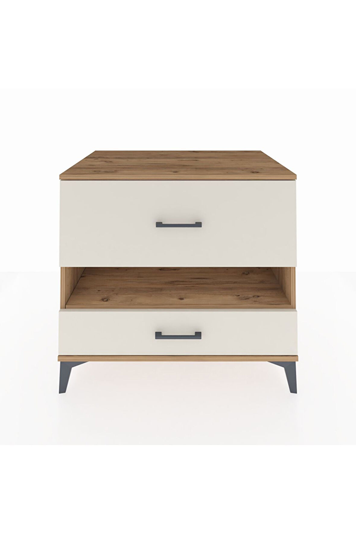 Kronos Şifonyer Tek Raflı 2 Çekmeceli 88x59x80 Çam-Aytaşı