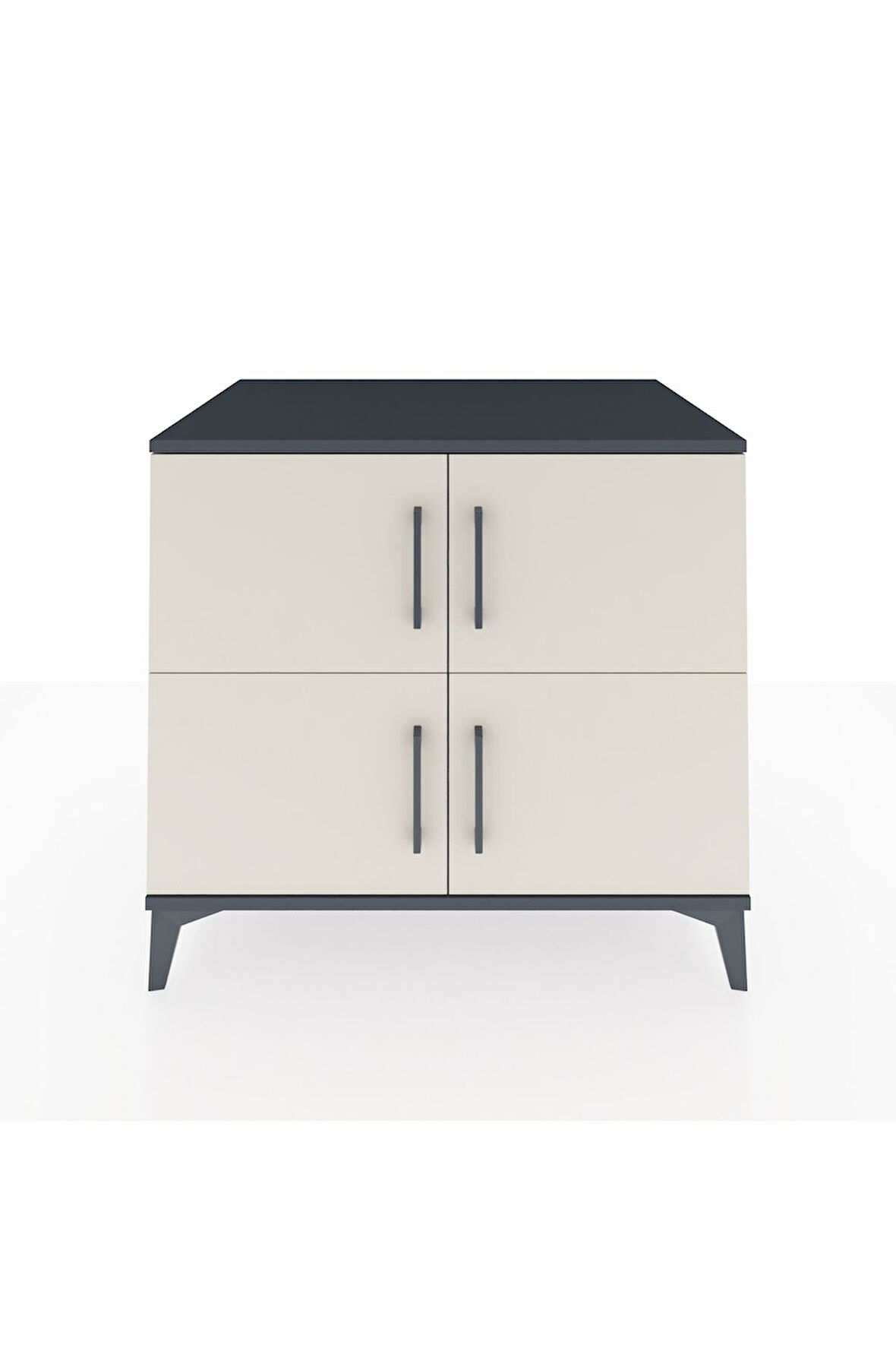 Kronos Şifonyer 3 Raflı 4 Kapaklı 88x59x80 Antrasit-Aytaşı