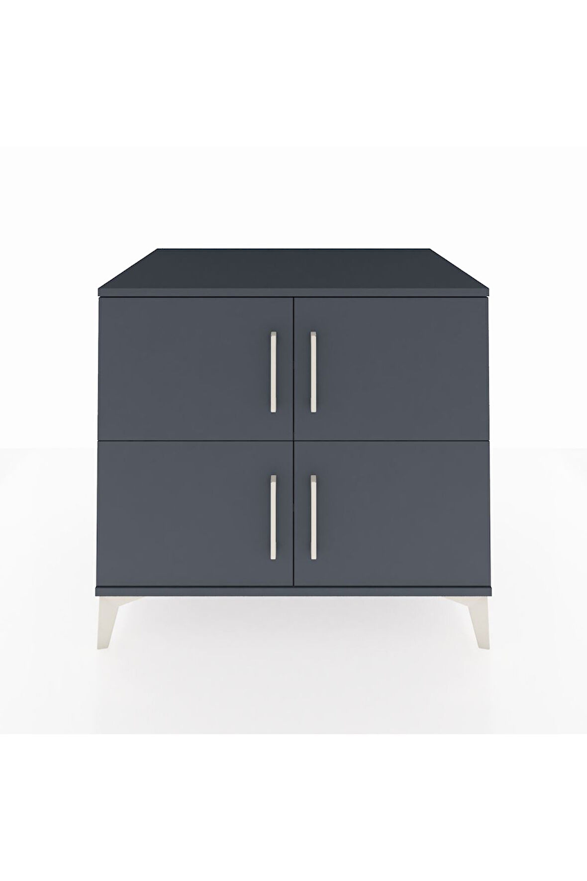 Kronos Şifonyer 3 Raflı 4 Kapaklı 88x59x80 Antrasit-Antrasit