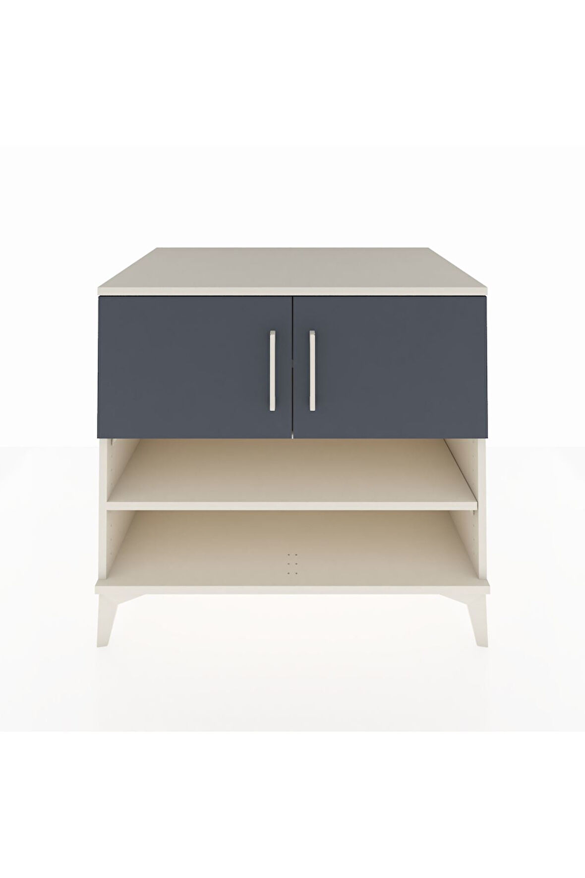 Kronos Şifonyer 3 Raflı 2 Kapaklı 88x59x80 Aytaşı-Antrasit