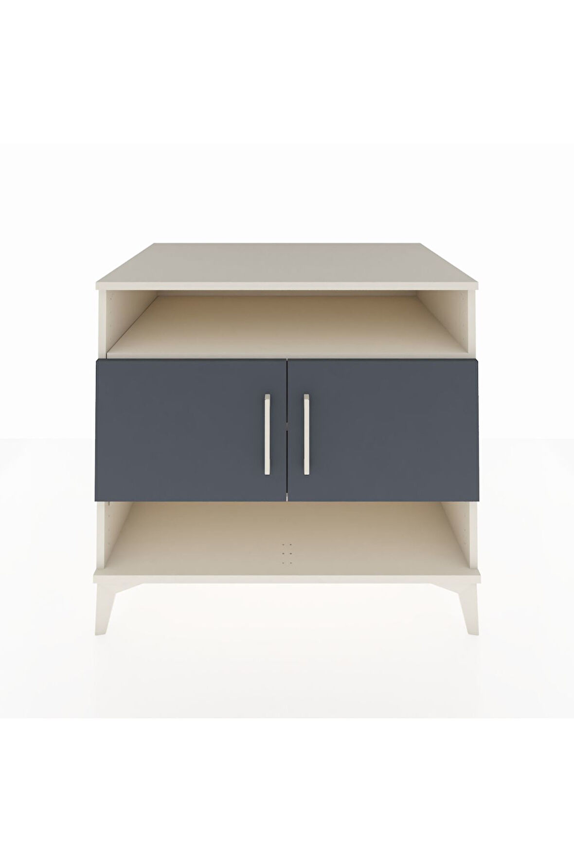 Kronos Şifonyer 3 Raflı 2 Kapaklı 88x59x80 Aytaşı-Antrasit