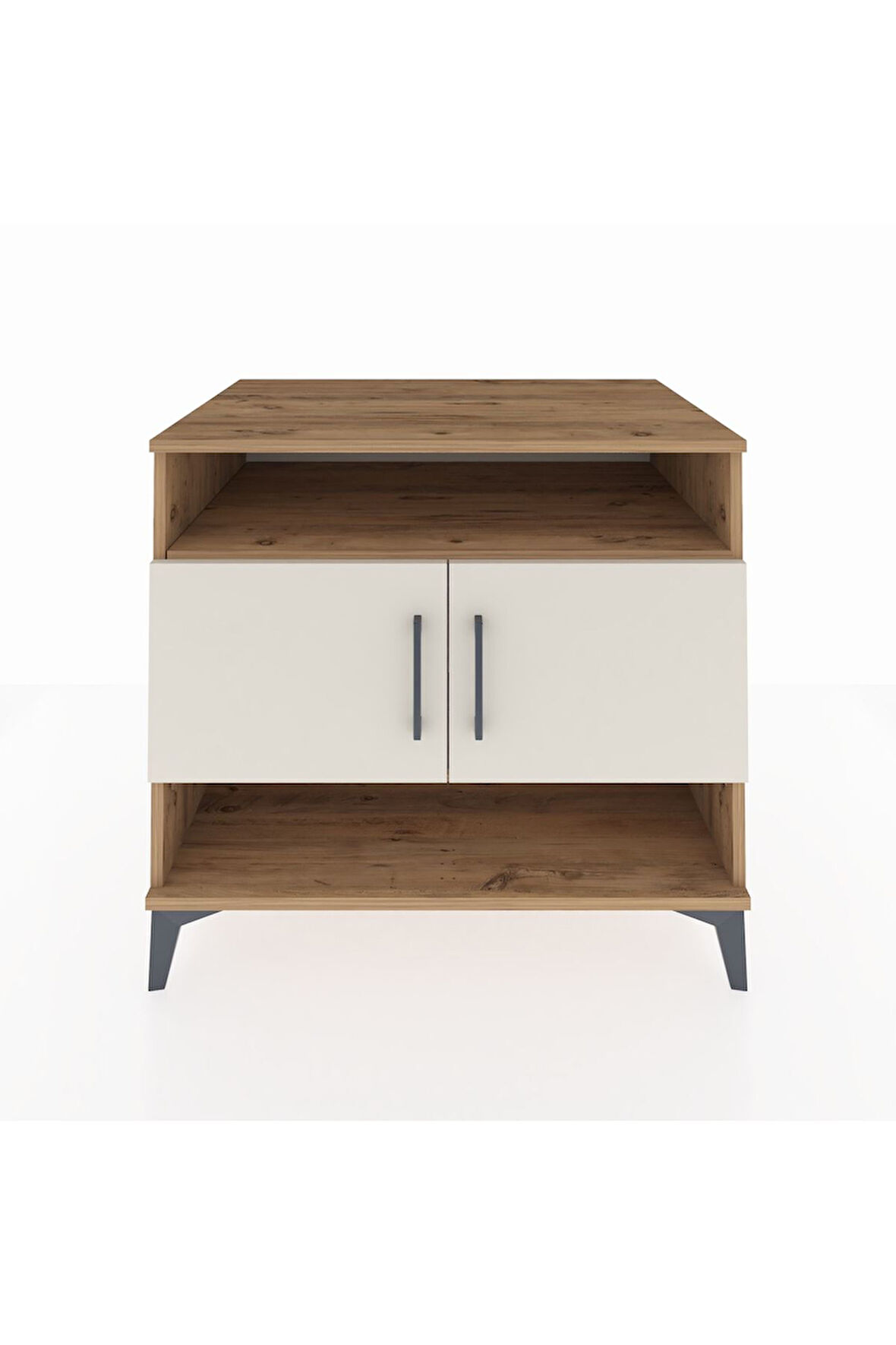 Kronos Şifonyer 3 Raflı 2 Kapaklı 88x59x80 Çam-Aytaşı