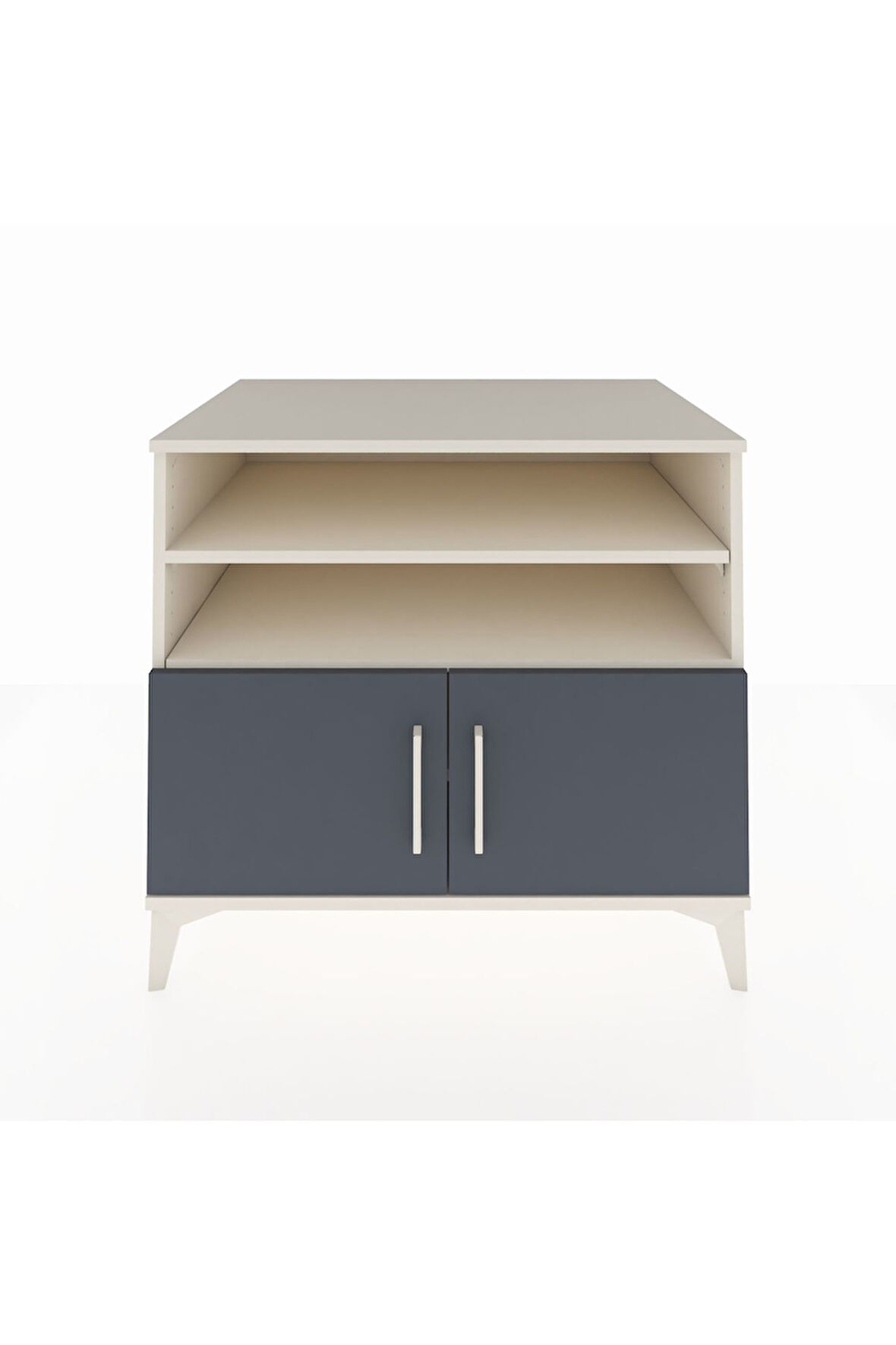 Kronos Şifonyer 3 Raflı 2 Kapaklı 88x59x80 Aytaşı-Antrasit