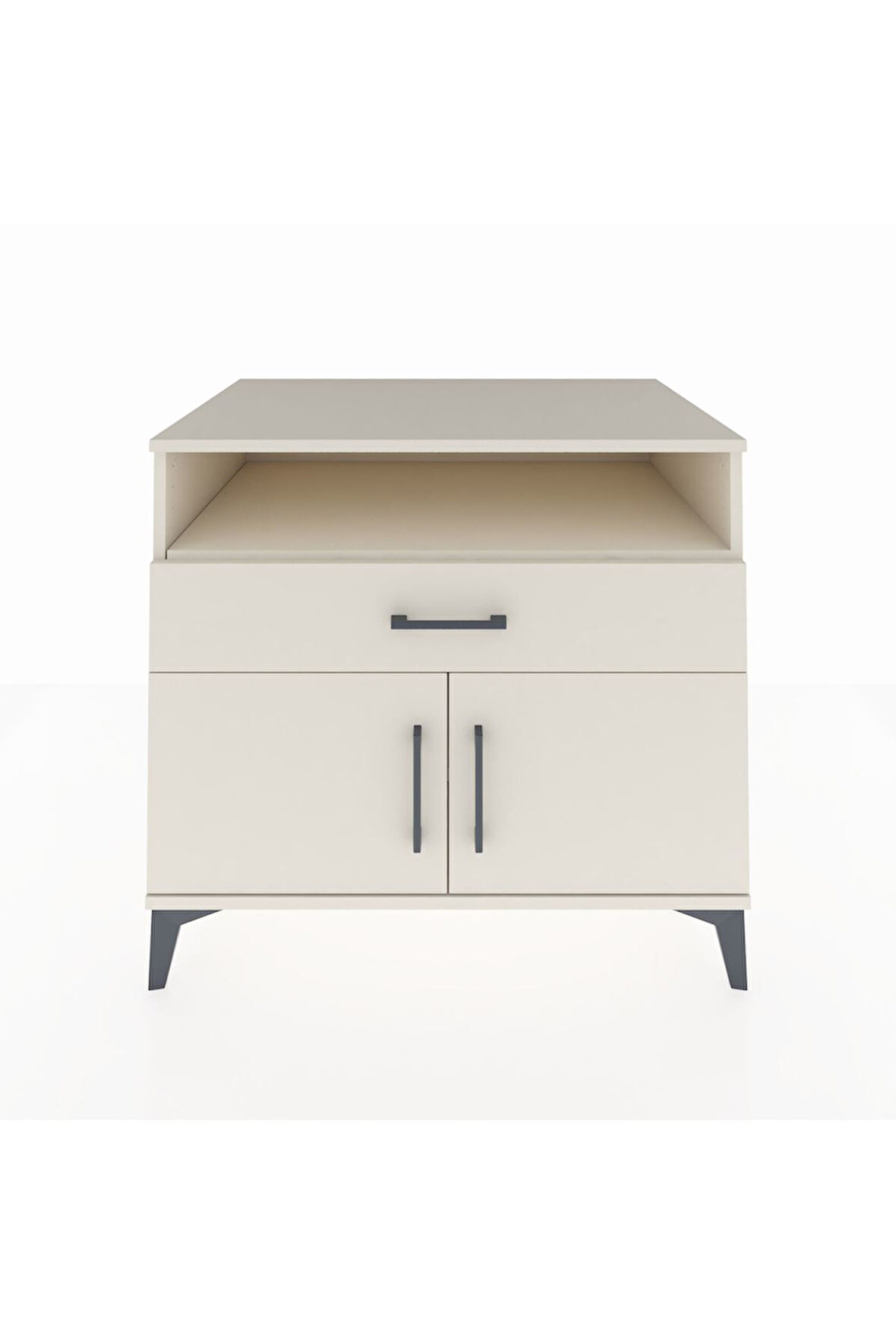 Kronos Şifonyer 2 Raflı Tek Çekmeceli 2 Kapaklı 88x59x80 Aytaşı-Aytaşı