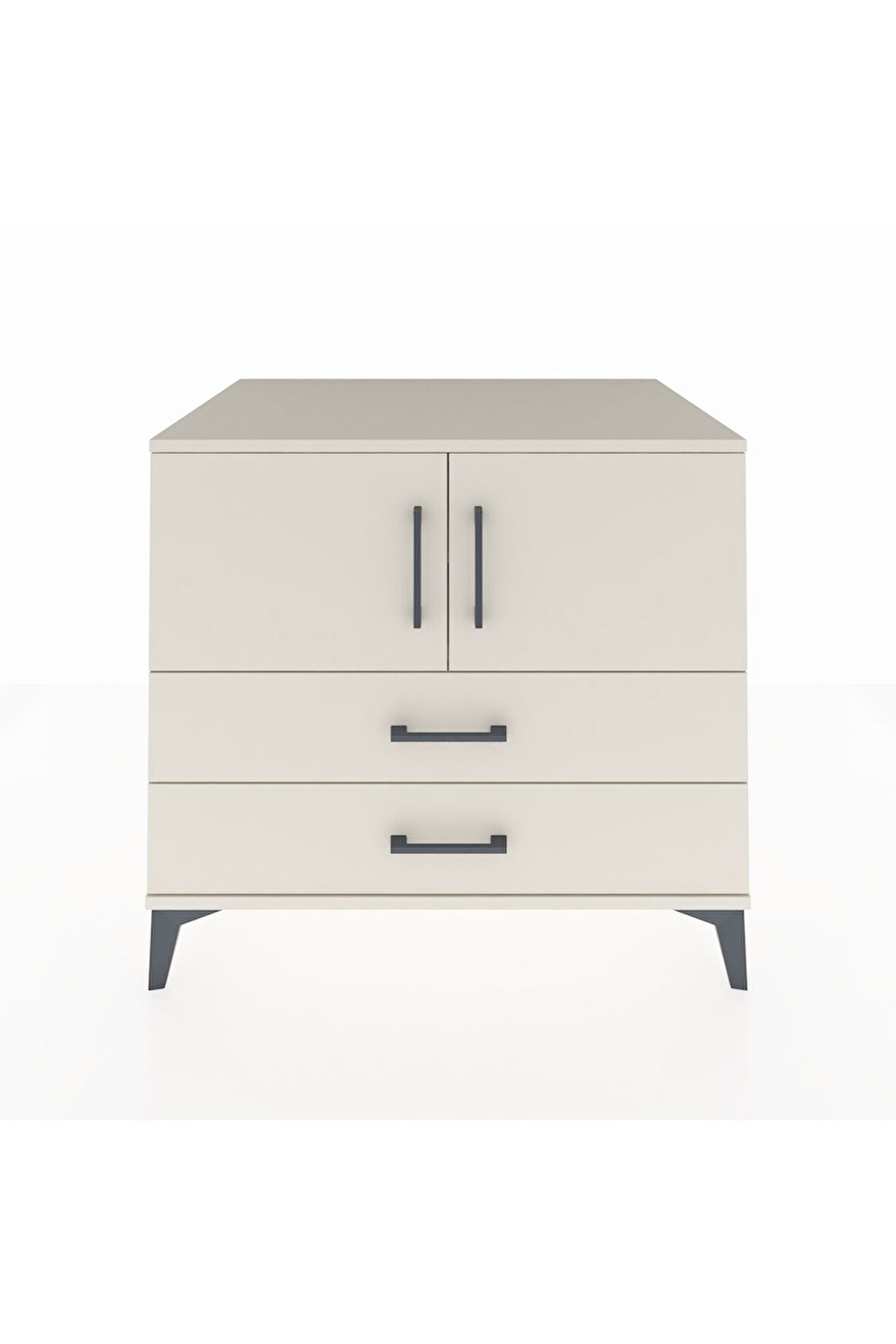 Kronos Şifonyer 2 Raflı 2 Çekmeceli 2 Kapaklı 88x59x80 Aytaşı-Aytaşı