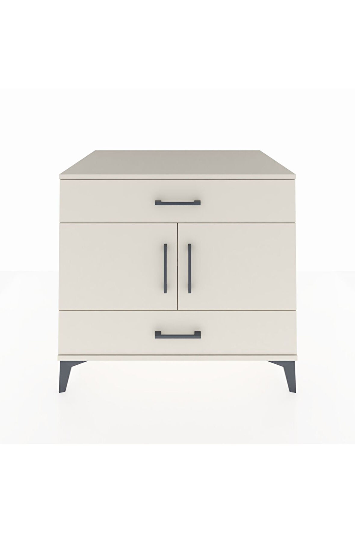 Kronos Şifonyer 2 Raflı 2 Çekmeceli 2 Kapaklı 88x59x80 Aytaşı-Aytaşı