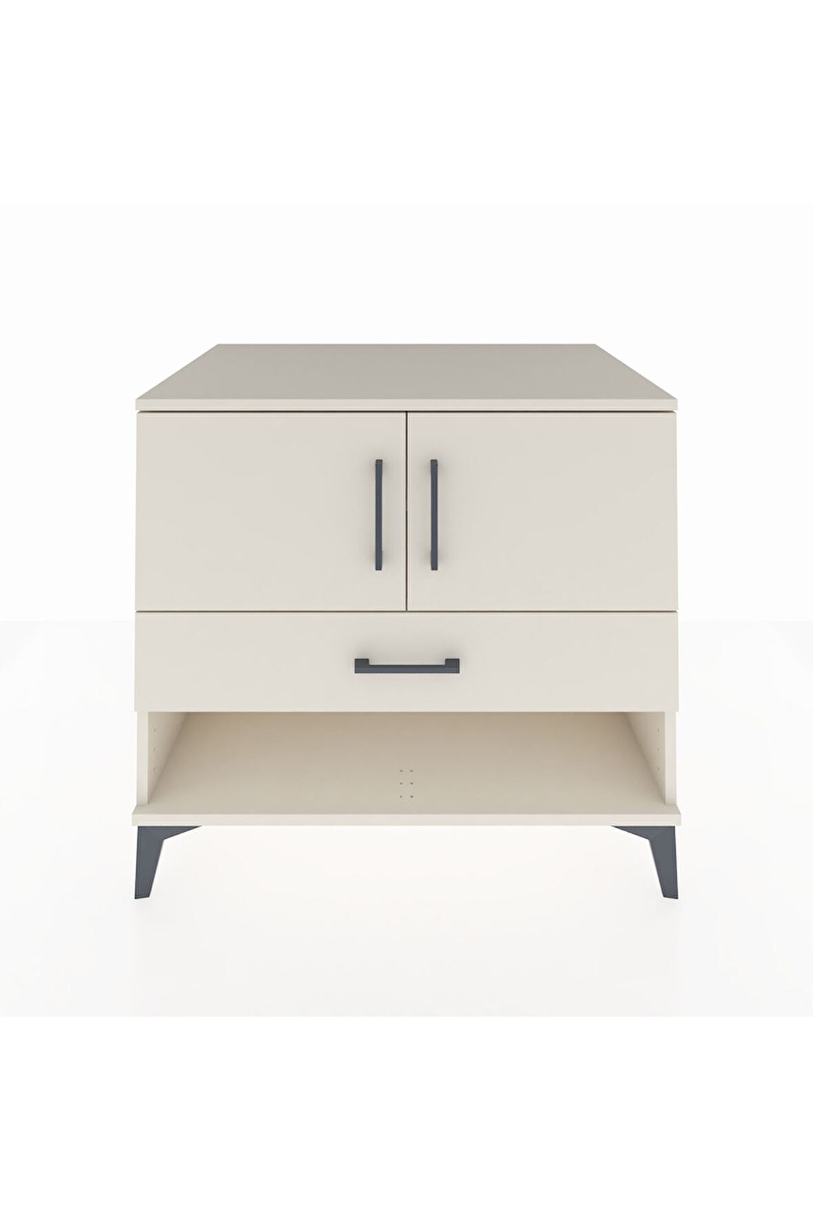 Kronos Şifonyer 2 Raflı Tek Çekmeceli 2 Kapaklı 88x59x80 Aytaşı-Aytaşı