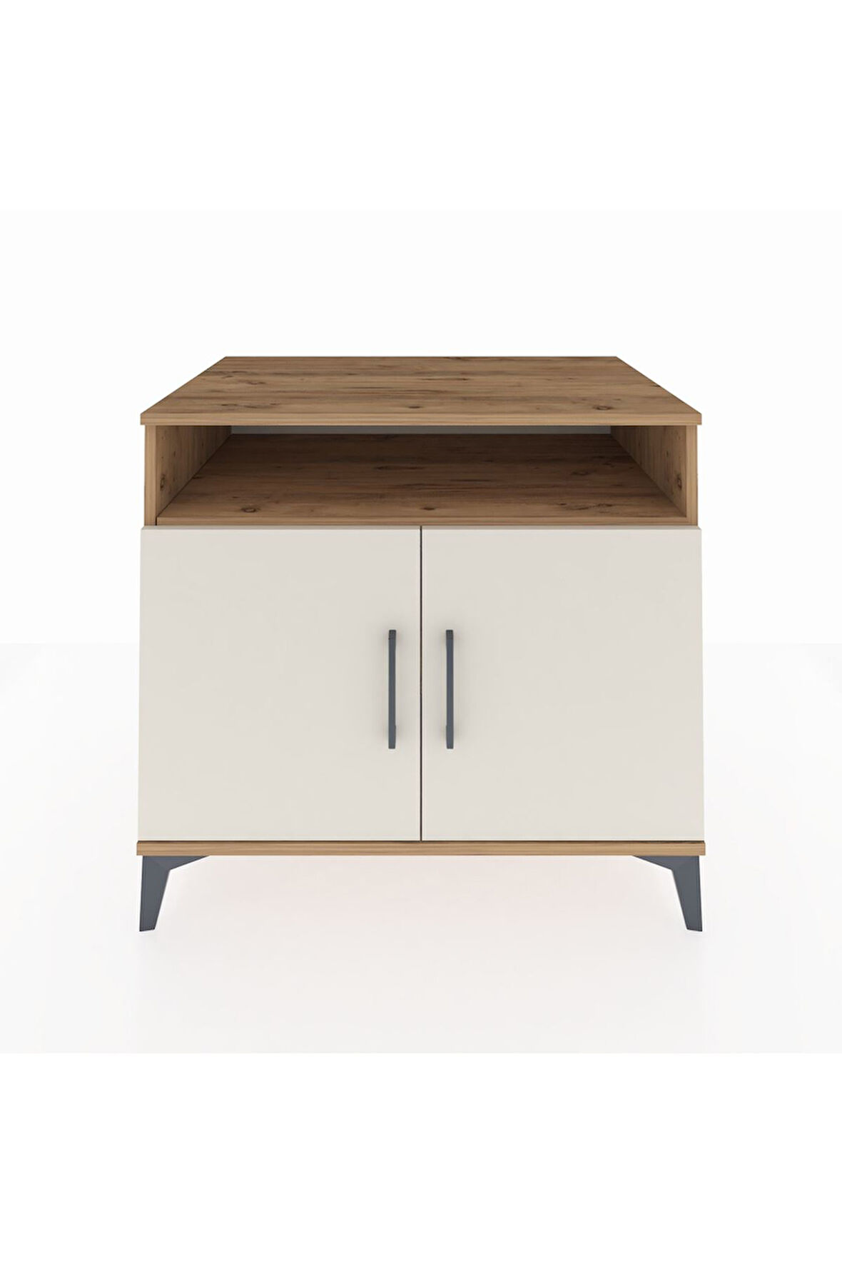 Kronos Şifonyer 2 Raflı 2 Kapaklı 88x59x80 Çam-Aytaşı