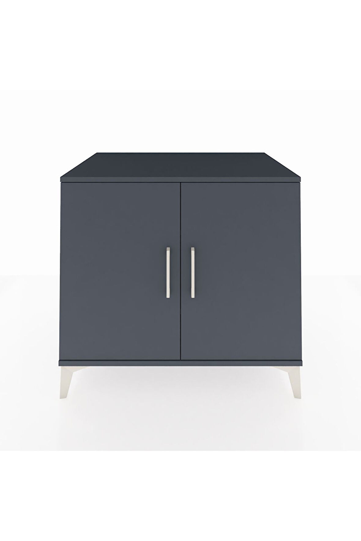 Kronos Şifonyer 2 Raflı 2 Kapaklı 88x59x80 Antrasit-Antrasit