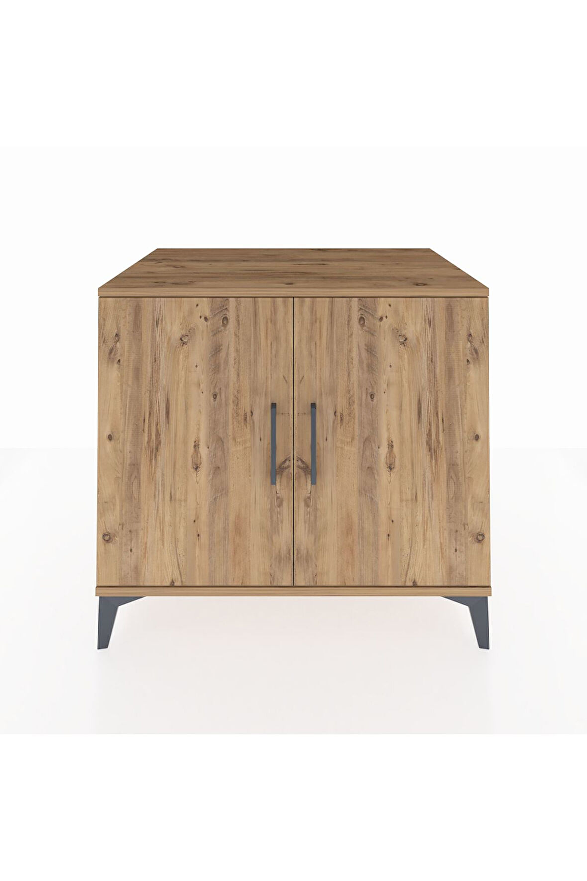 Kronos Şifonyer Tek Raflı 2 Kapaklı 88x59x80 Çam-Çam