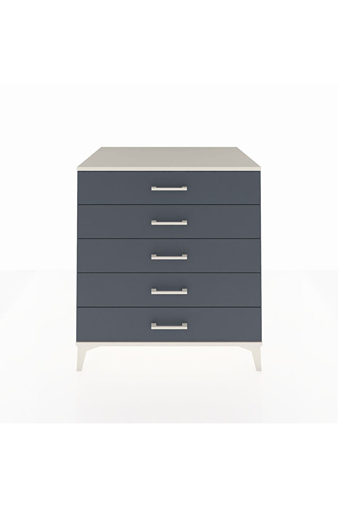 Kronos Şifonyer 5 Çekmeceli 88x59x96 Aytaşı-Antrasit