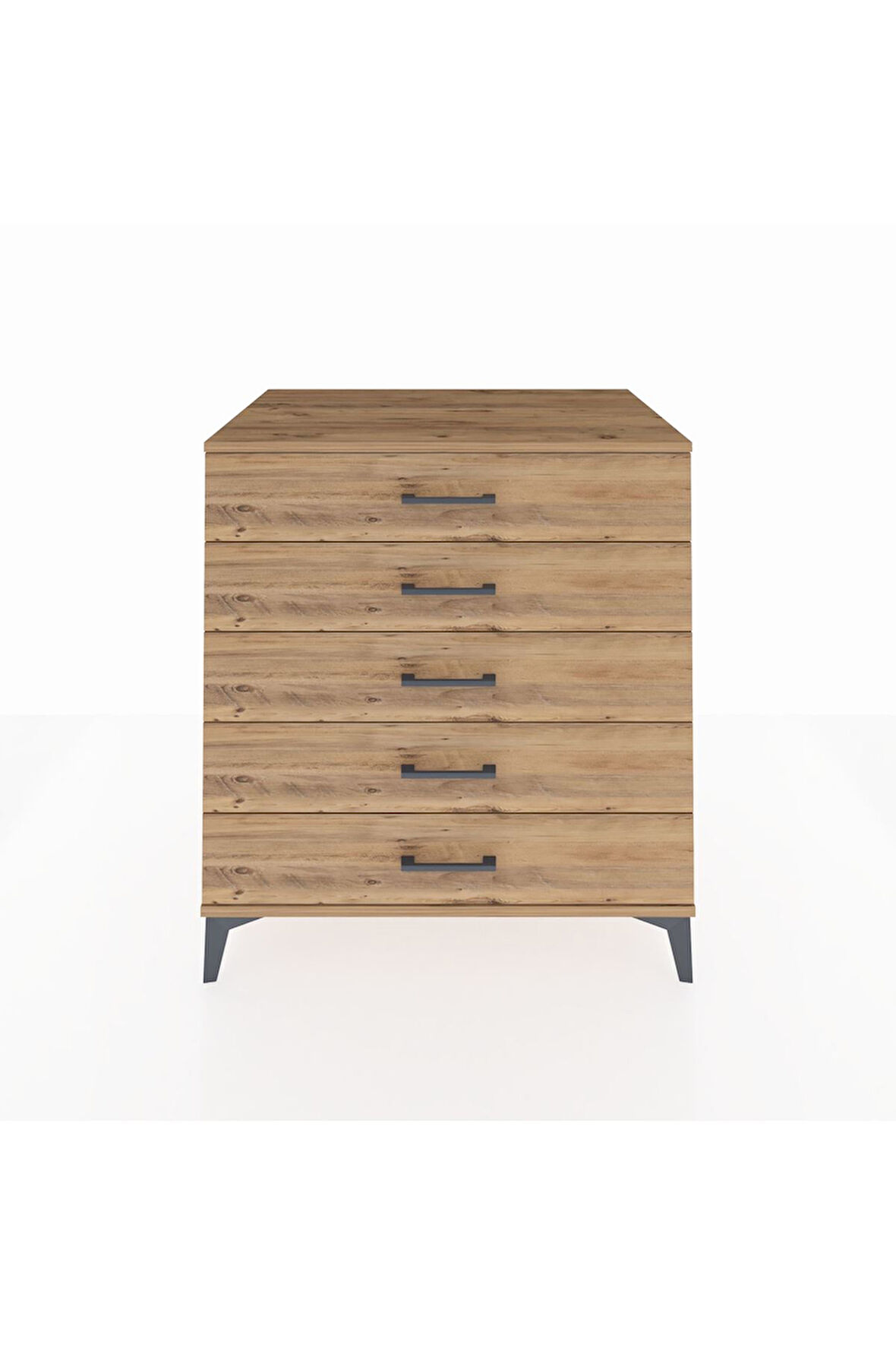 Kronos Şifonyer 5 Çekmeceli 88x59x96 Çam-Çam