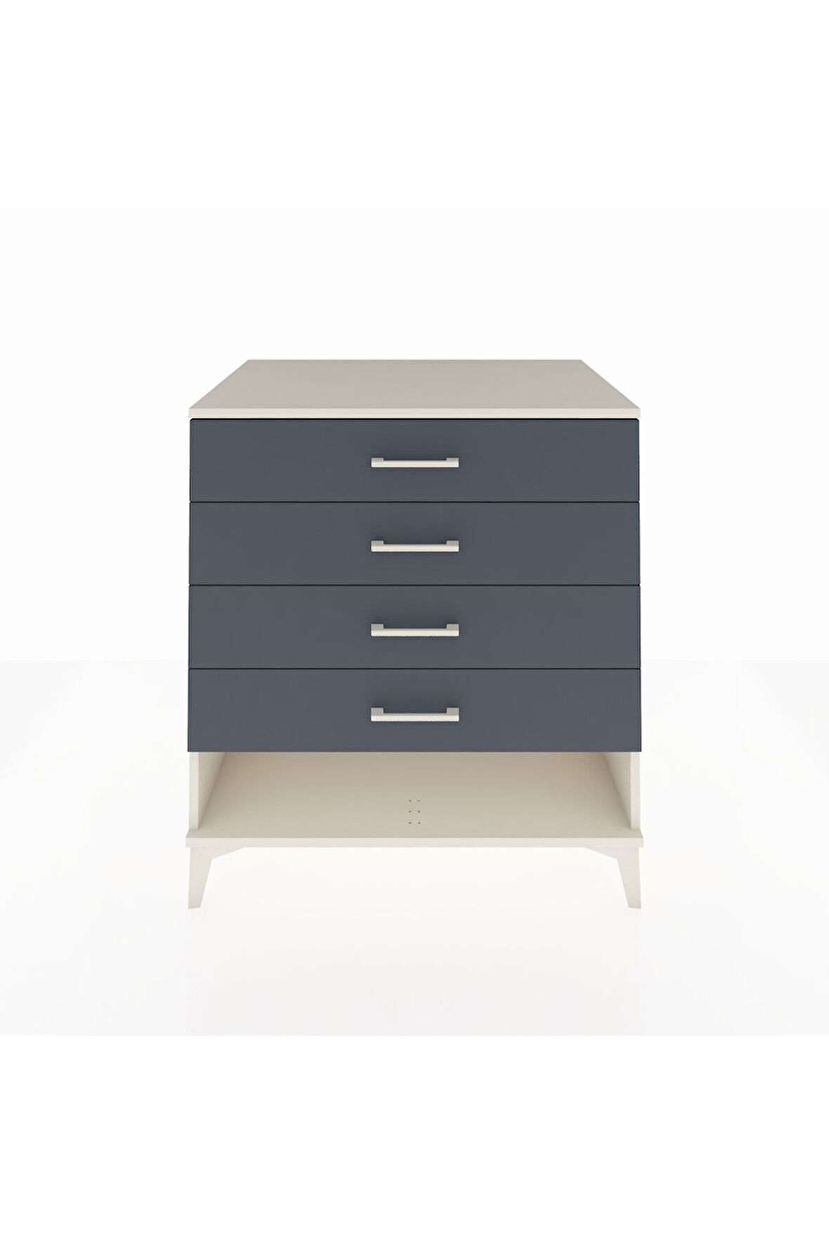 Kronos Şifonyer 4 Çekmeceli 88x59x96 Aytaşı-Antrasit