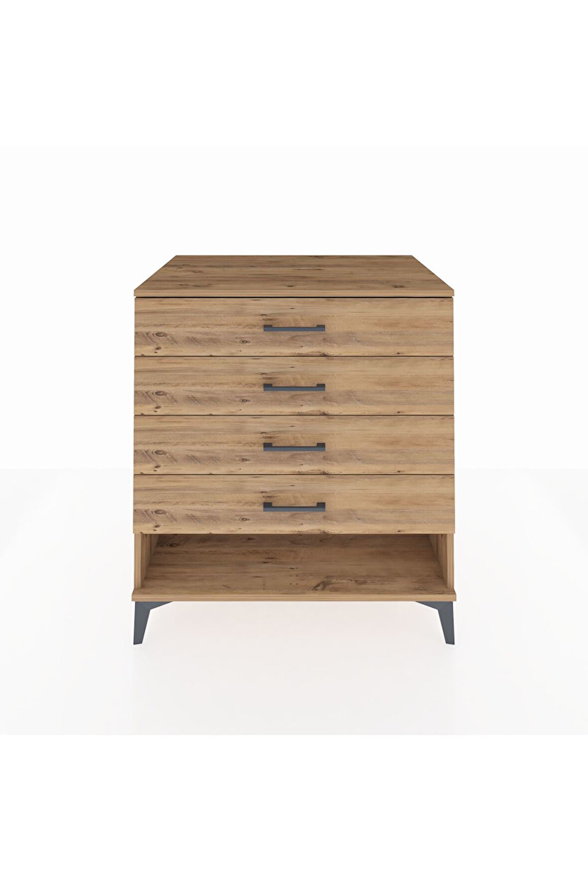 Kronos Şifonyer 4 Çekmeceli 88x59x96 Çam-Çam