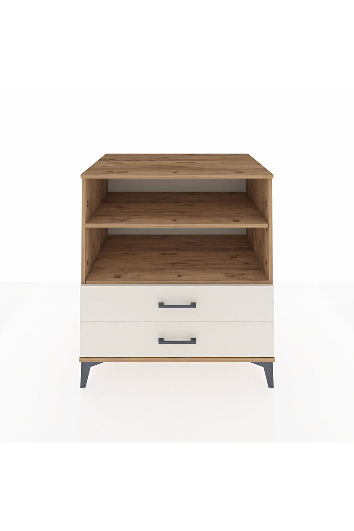 Kronos Şifonyer 2 Raflı 2 Çekmeceli 88x59x96 Çam-Aytaşı