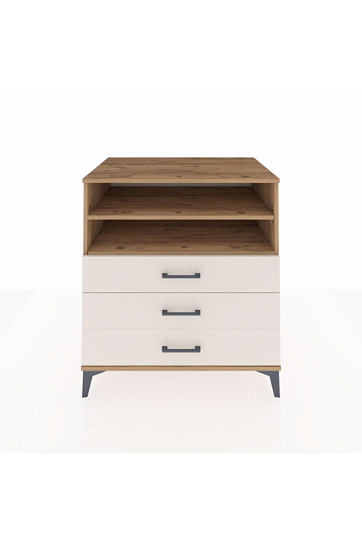 Kronos Şifonyer 2 Raflı 3 Çekmeceli 88x59x96 Çam-Aytaşı