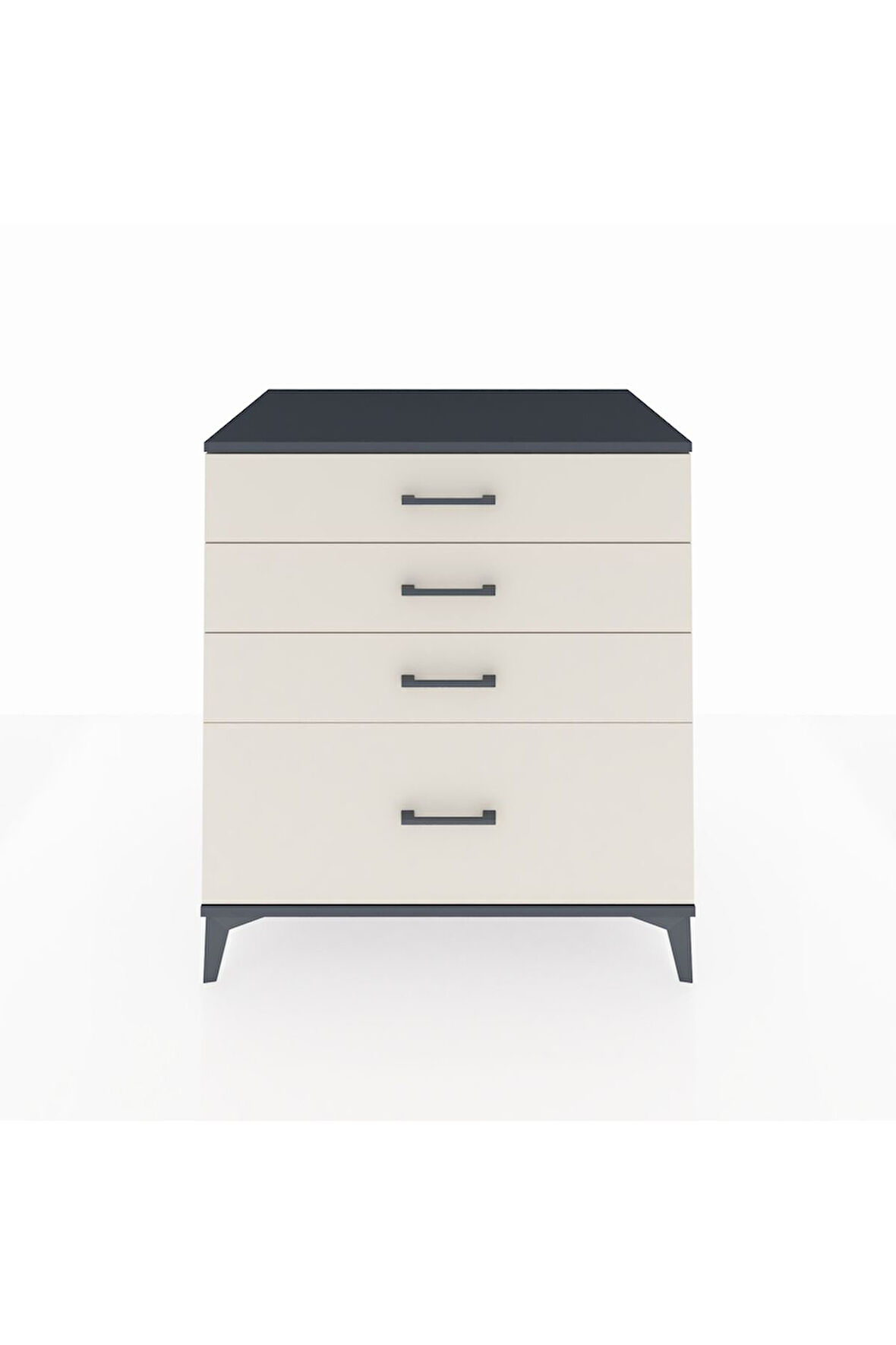 Kronos Şifonyer 4 Çekmeceli 88x59x96 Antrasit-Aytaşı