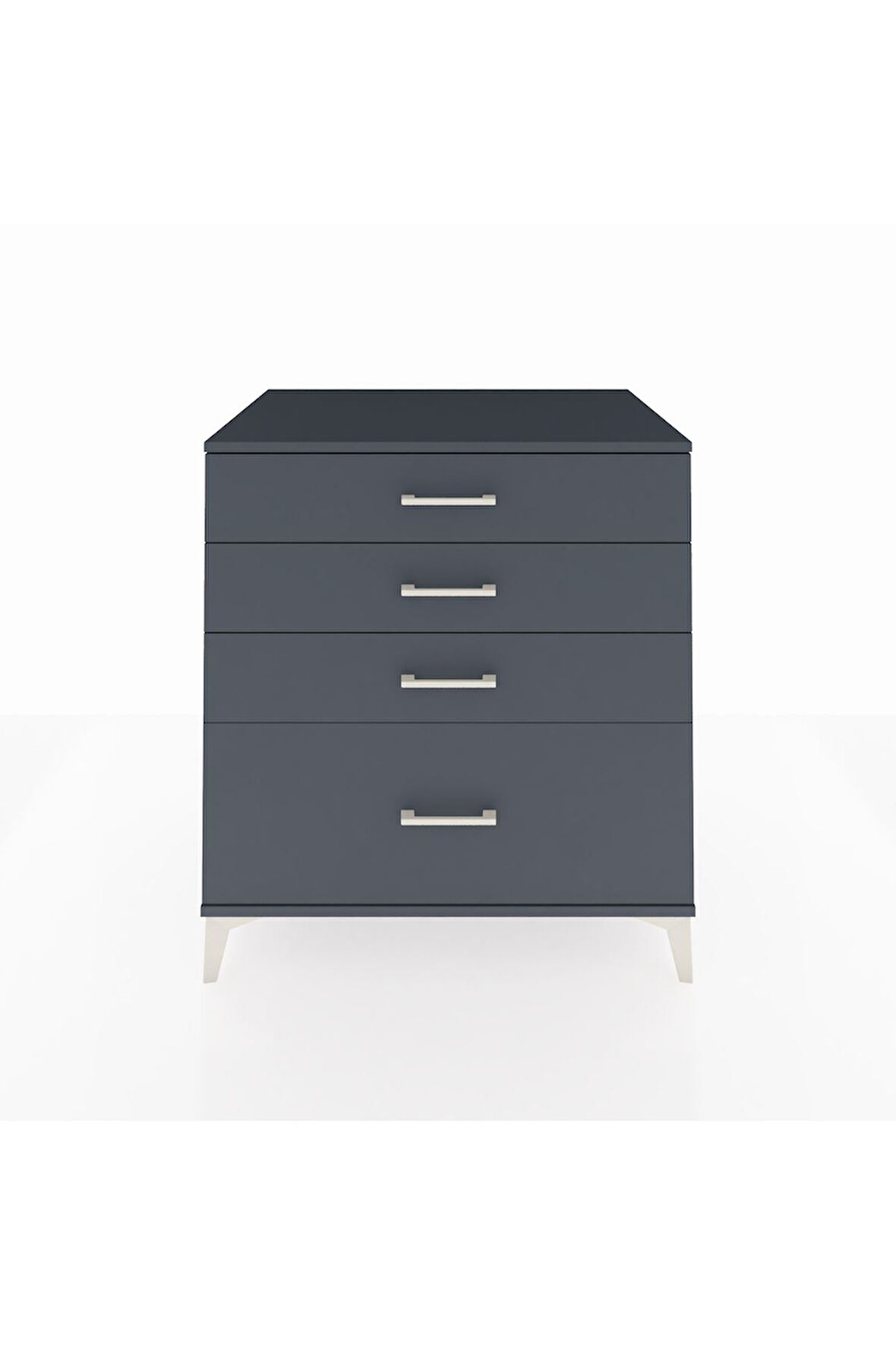 Kronos Şifonyer 4 Çekmeceli 88x59x96 Antrasit-Antrasit