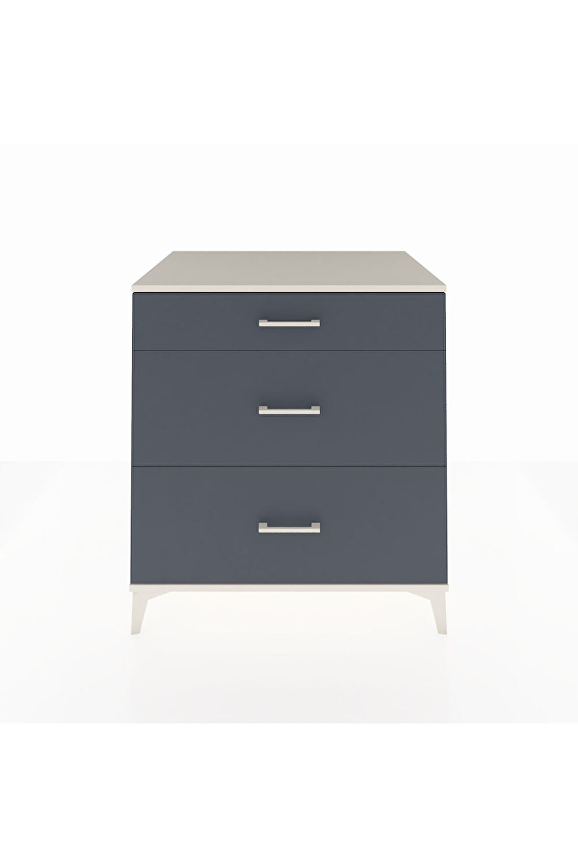 Kronos Şifonyer 3 Çekmeceli 88x59x96 Aytaşı-Antrasit