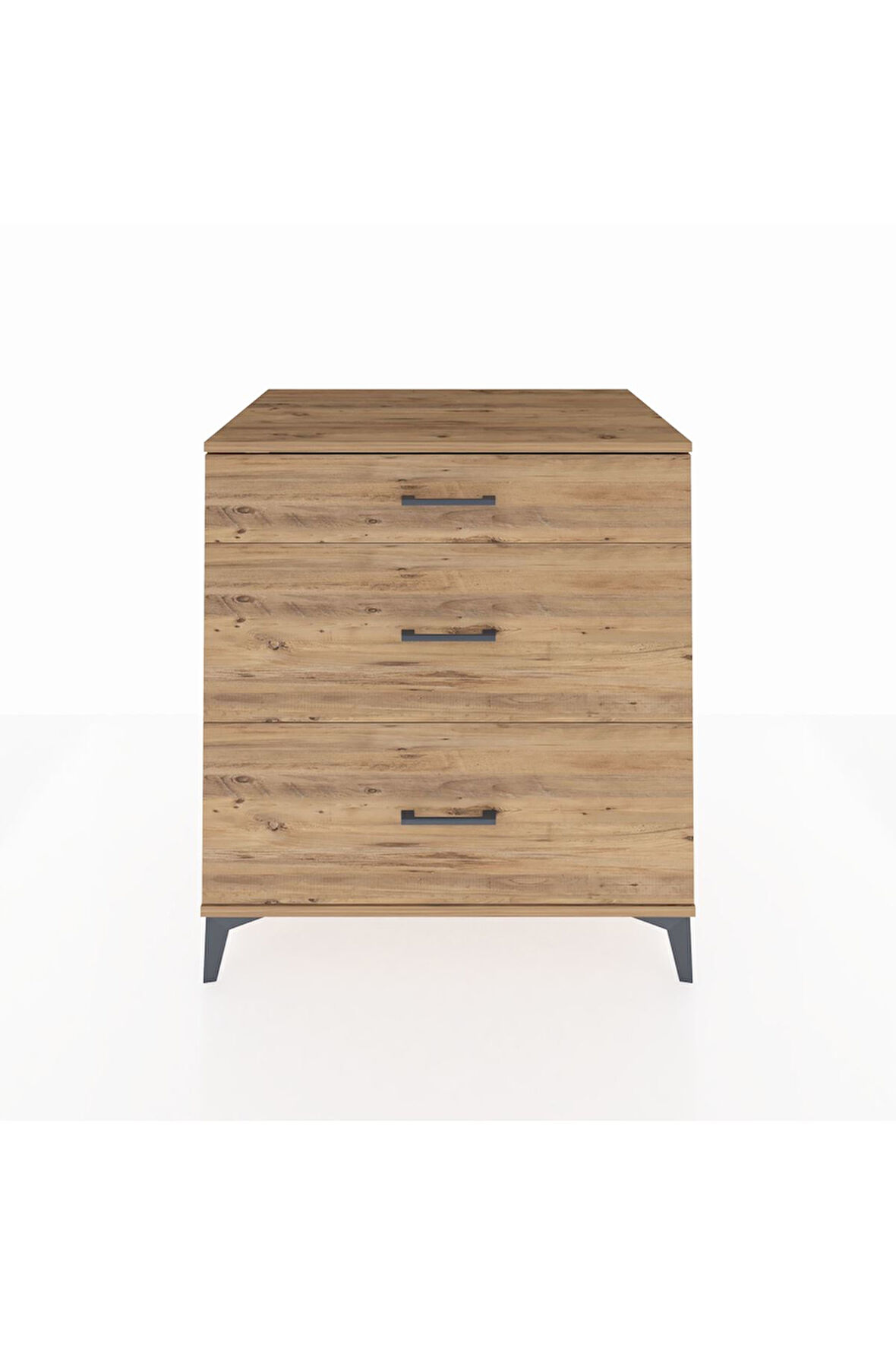 Kronos Şifonyer 3 Çekmeceli 88x59x96 Çam-Çam