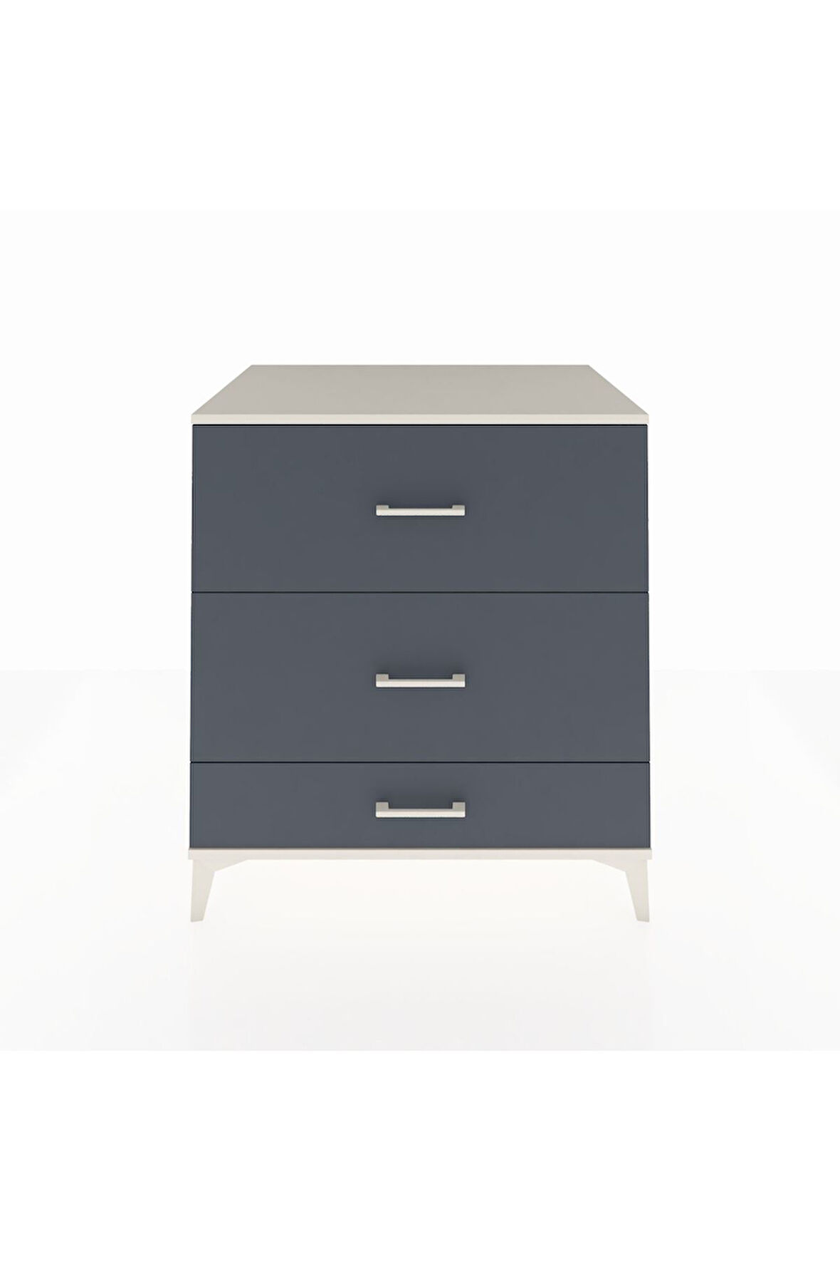 Kronos Şifonyer 3 Çekmeceli 88x59x96 Aytaşı-Antrasit