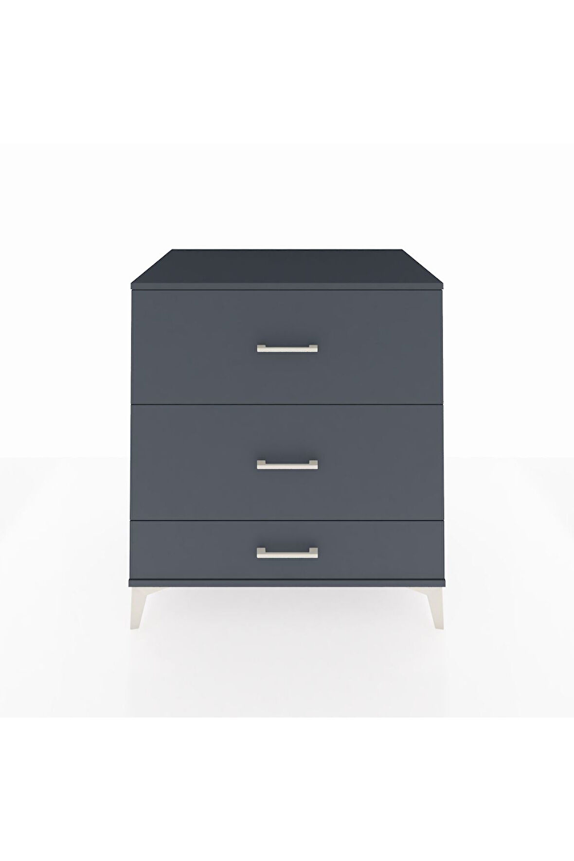 Kronos Şifonyer 3 Çekmeceli 88x59x96 Antrasit-Antrasit