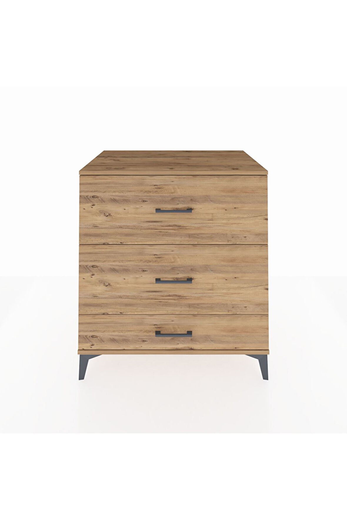 Kronos Şifonyer 3 Çekmeceli 88x59x96 Çam-Çam