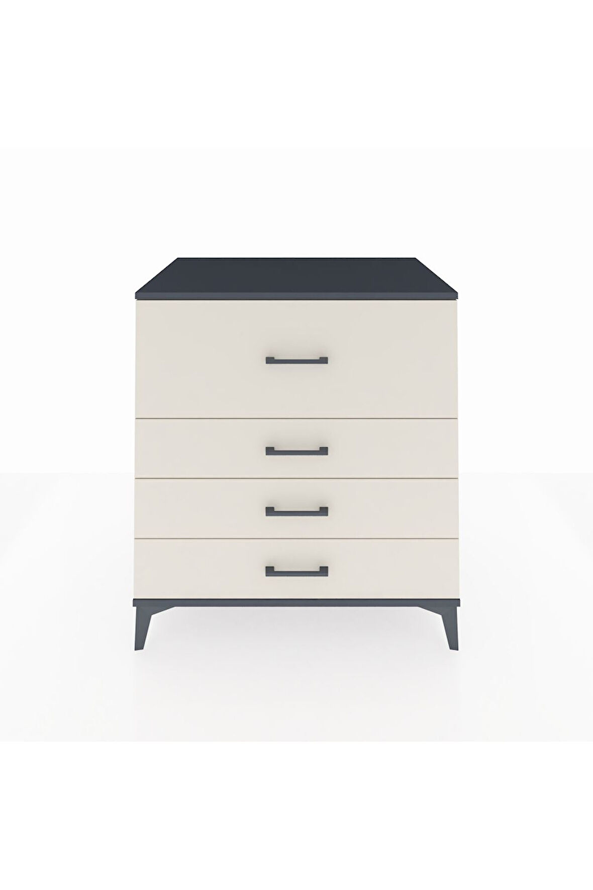 Kronos Şifonyer 4 Çekmeceli 88x59x96 Antrasit-Aytaşı