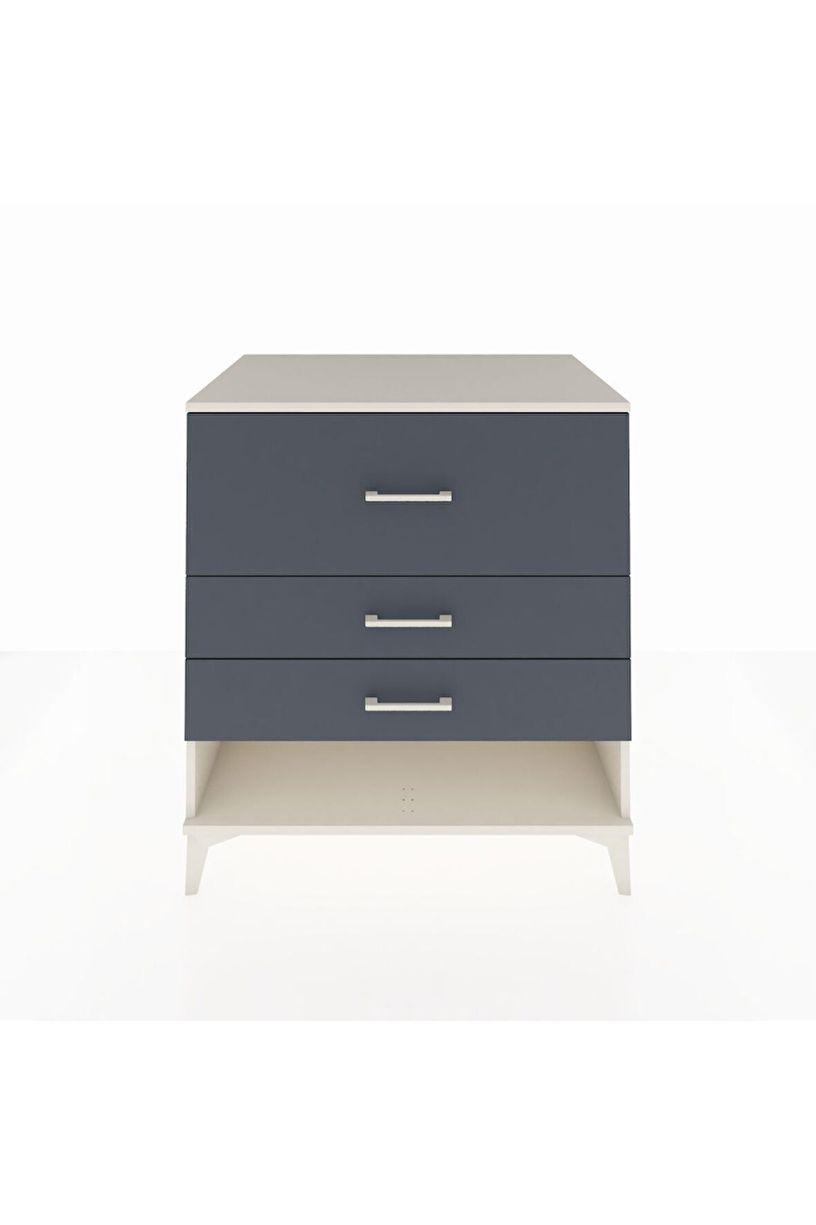 Kronos Şifonyer 3 Çekmeceli 88x59x96 Aytaşı-Antrasit