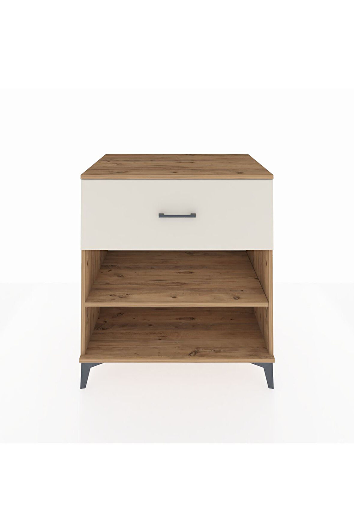 Kronos Şifonyer Tek Raflı Tek Çekmeceli 88x59x96 Çam-Aytaşı