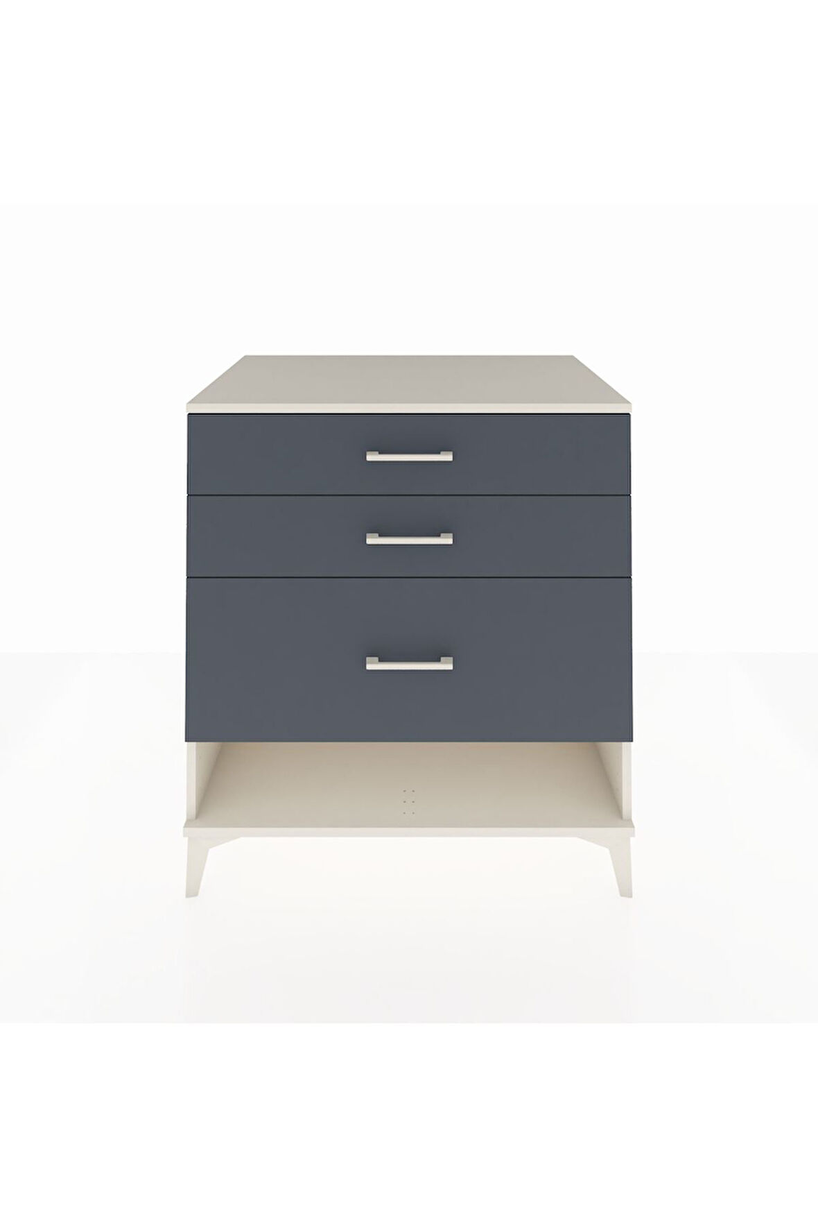 Kronos Şifonyer 3 Çekmeceli 88x59x96 Aytaşı-Antrasit